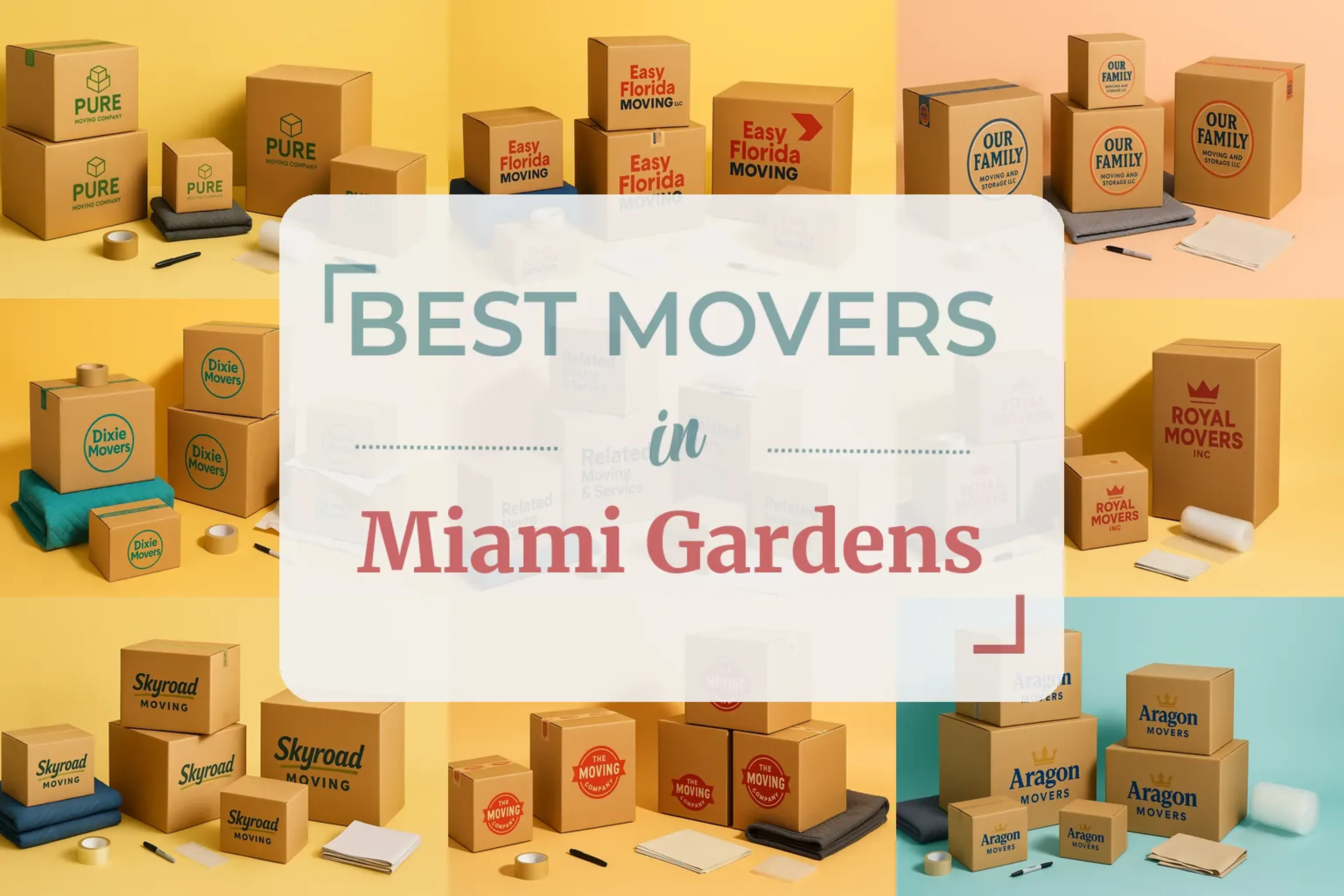 Side-by-side comparison of Miami Gardens moving companies