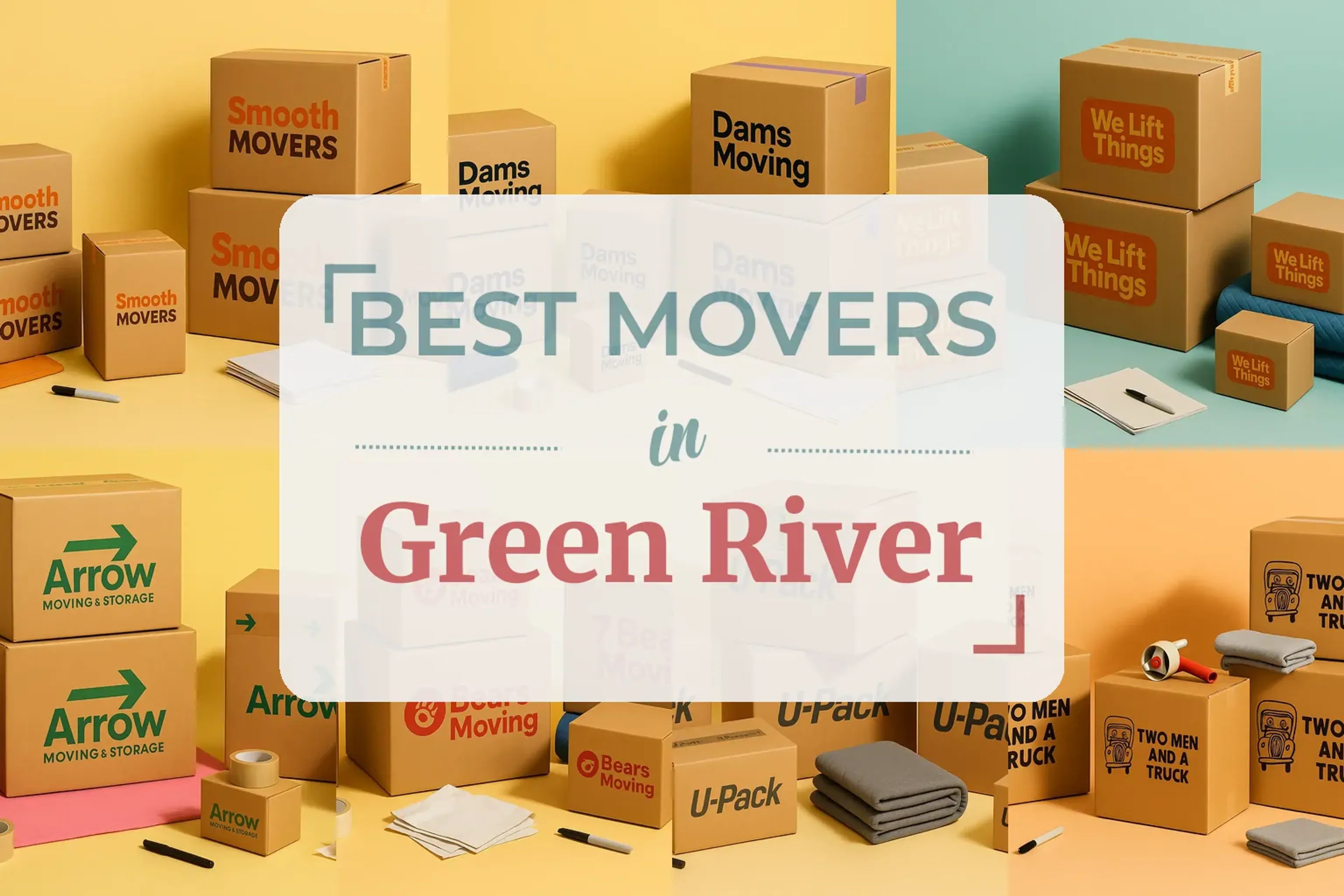 Side-by-side comparison of Green River moving companies