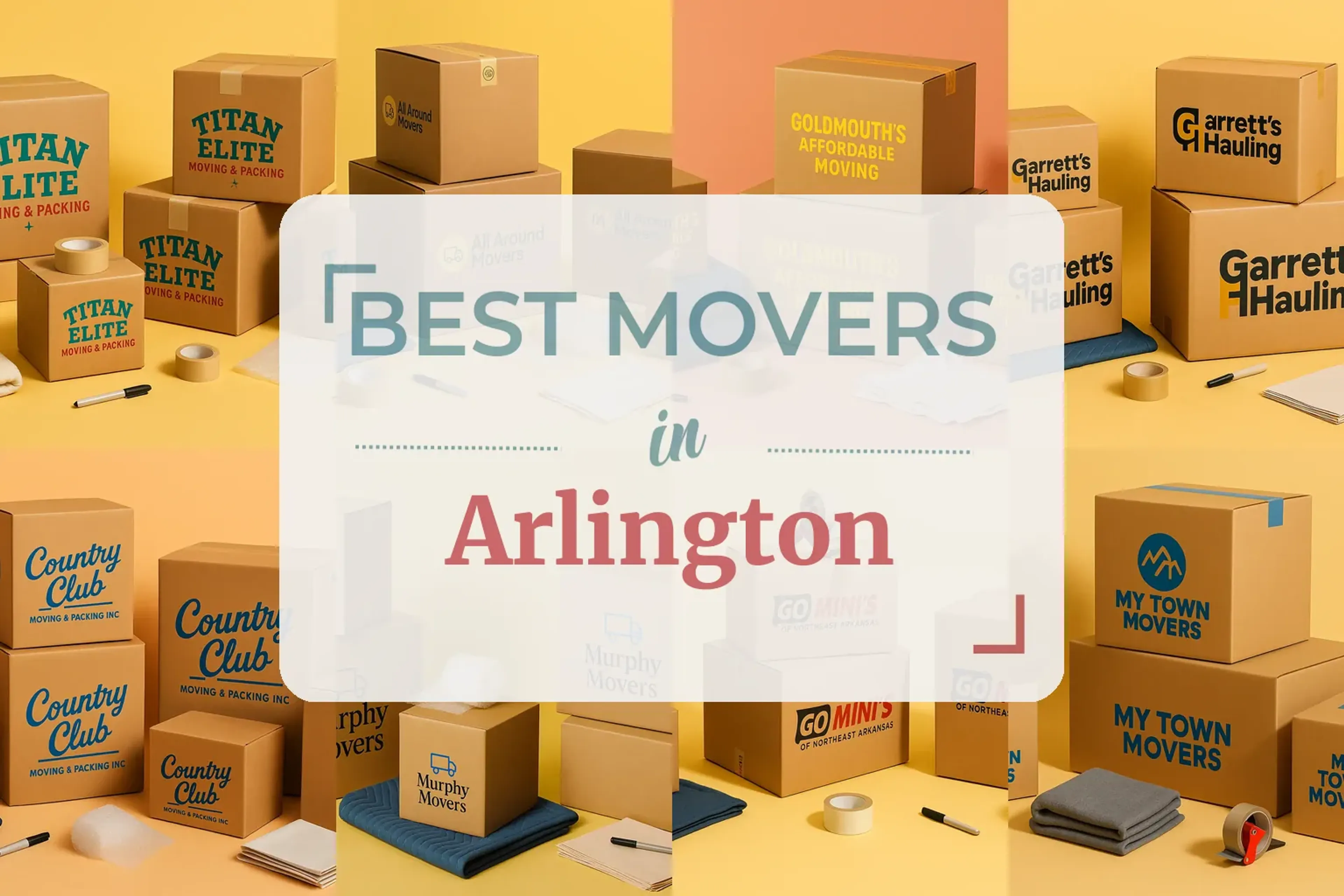 Side-by-side comparison of Arlington moving companies