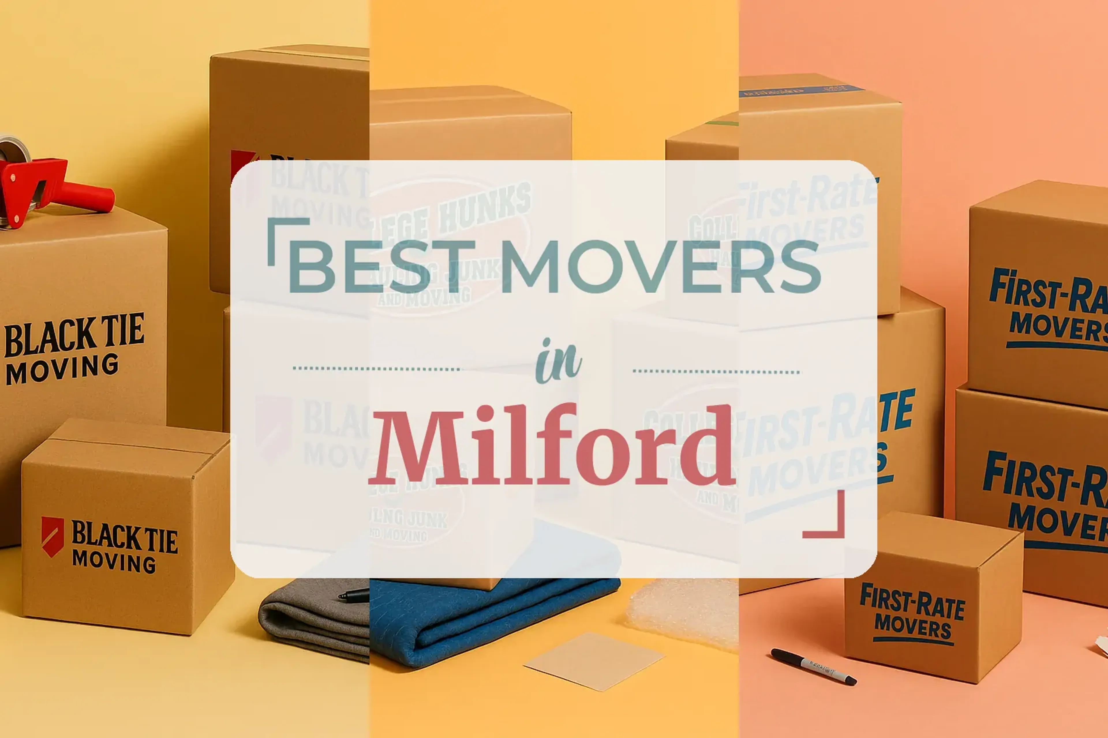 Side-by-side comparison of Milford moving companies