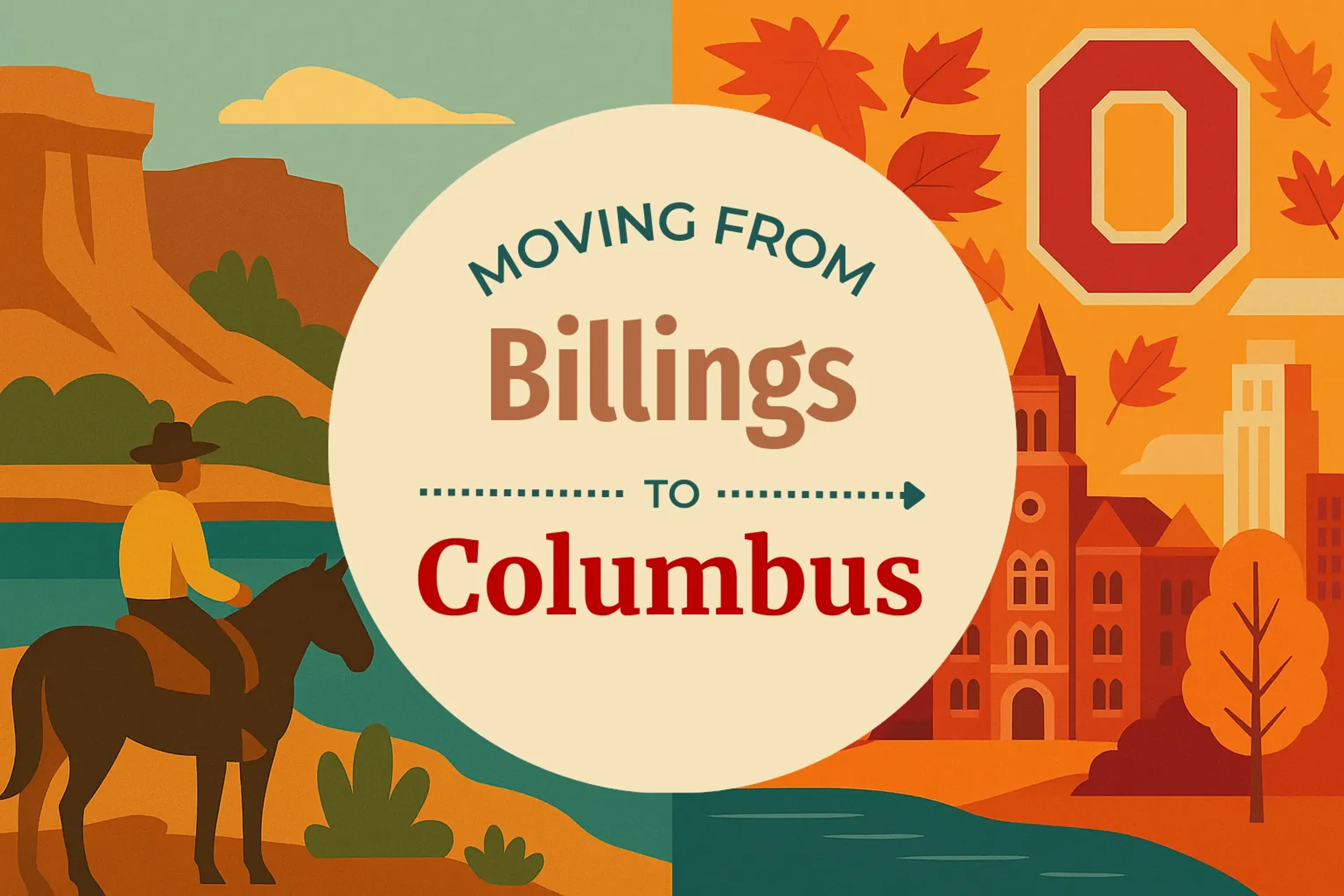 Side-by-side comparison of Billings to Columbus moving companies