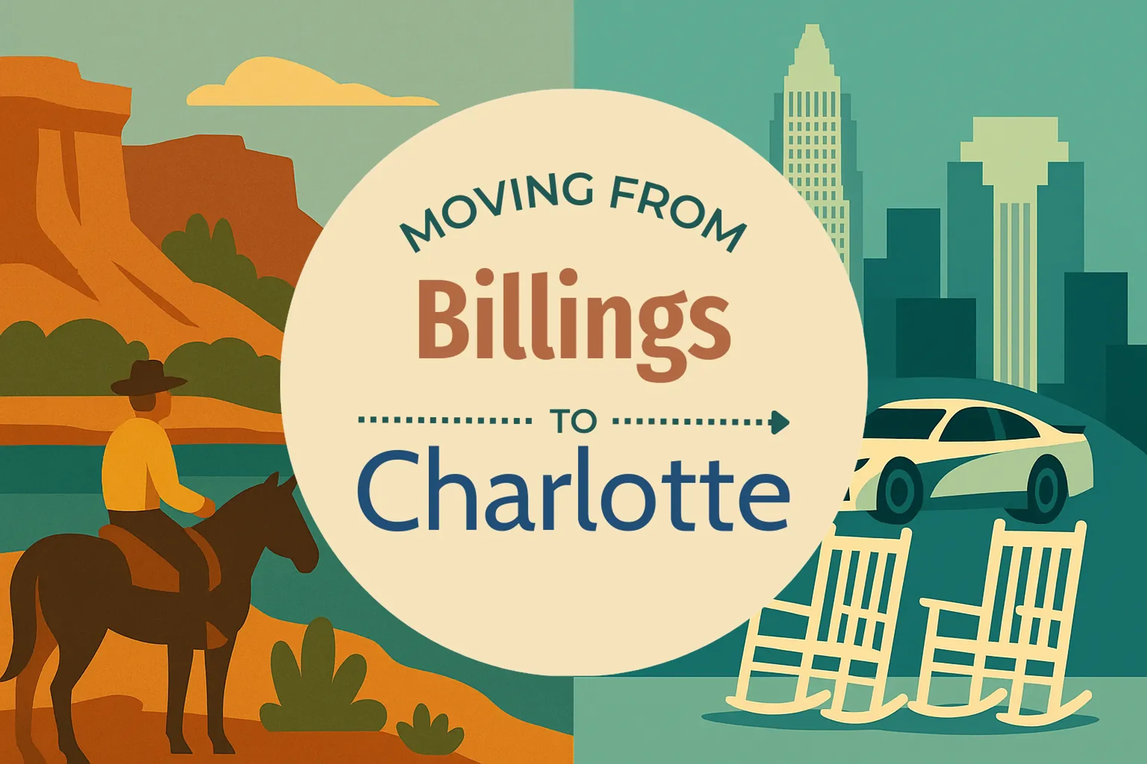 Side-by-side comparison of Billings to Charlotte moving companies