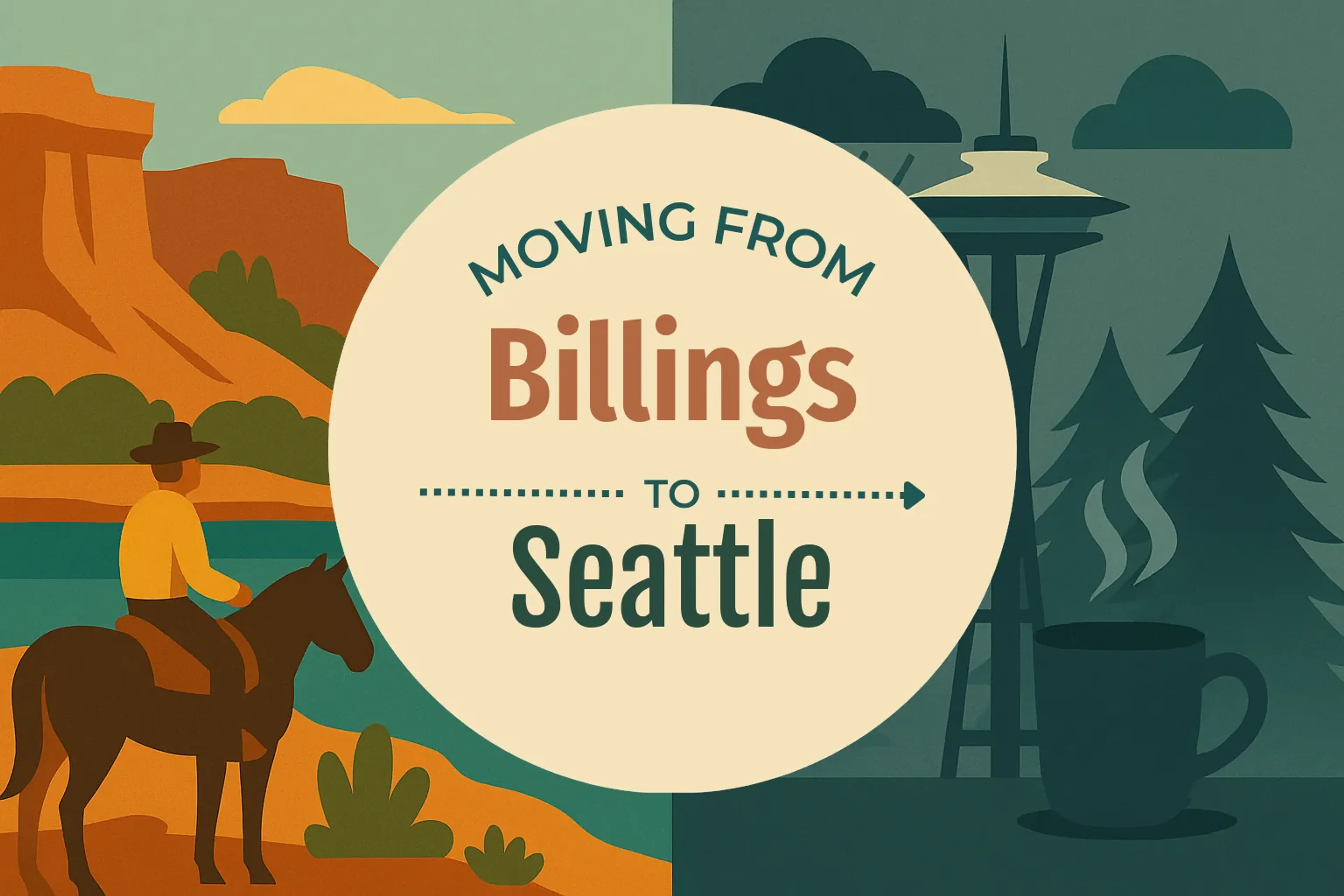 Side-by-side comparison of Billings to Seattle moving companies