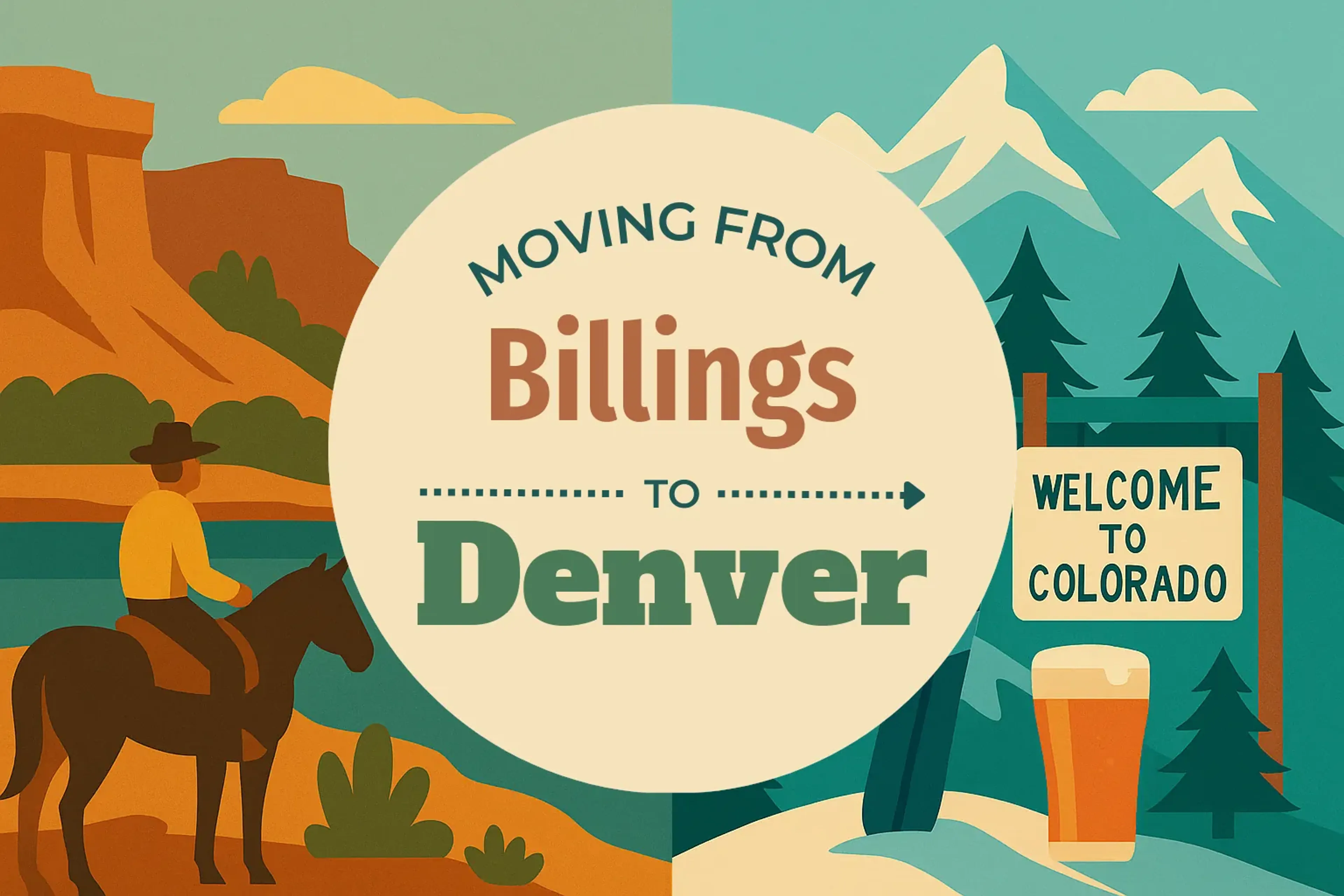 Side-by-side comparison of Billings to Denver moving companies