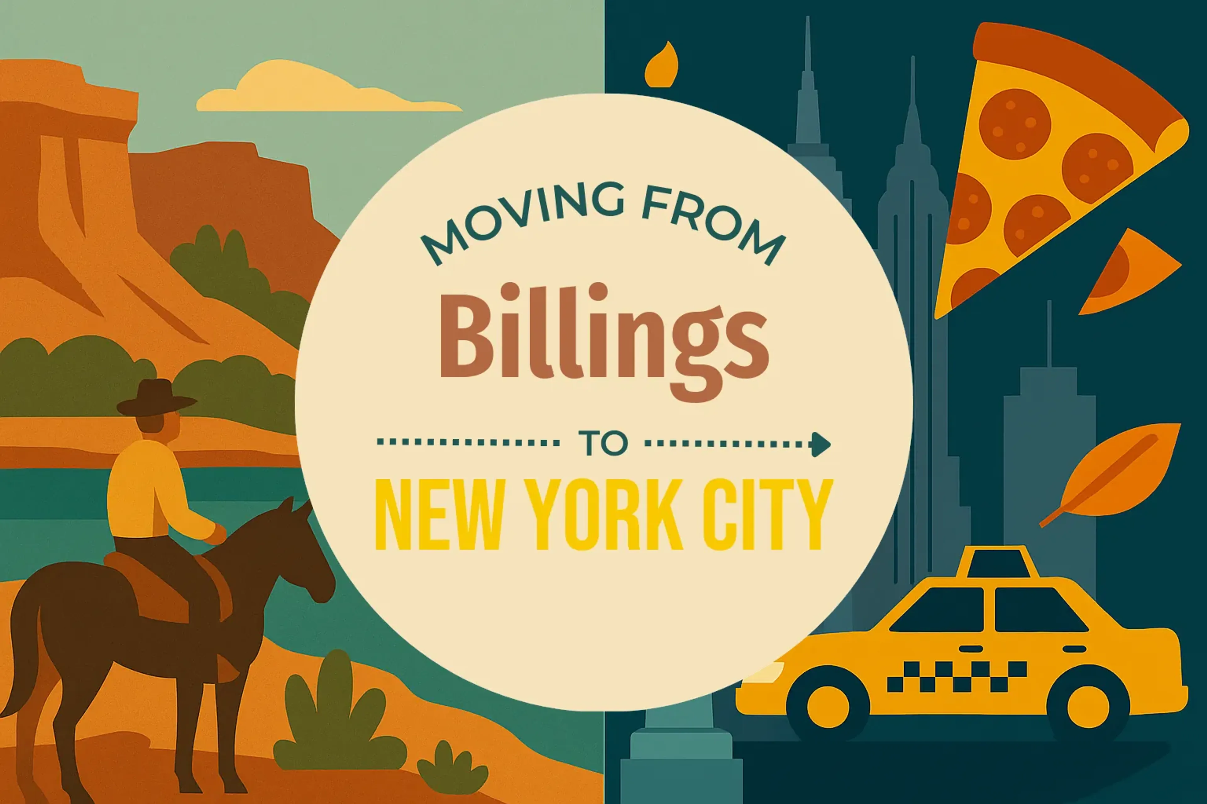 Side-by-side comparison of Billings to New York City moving companies