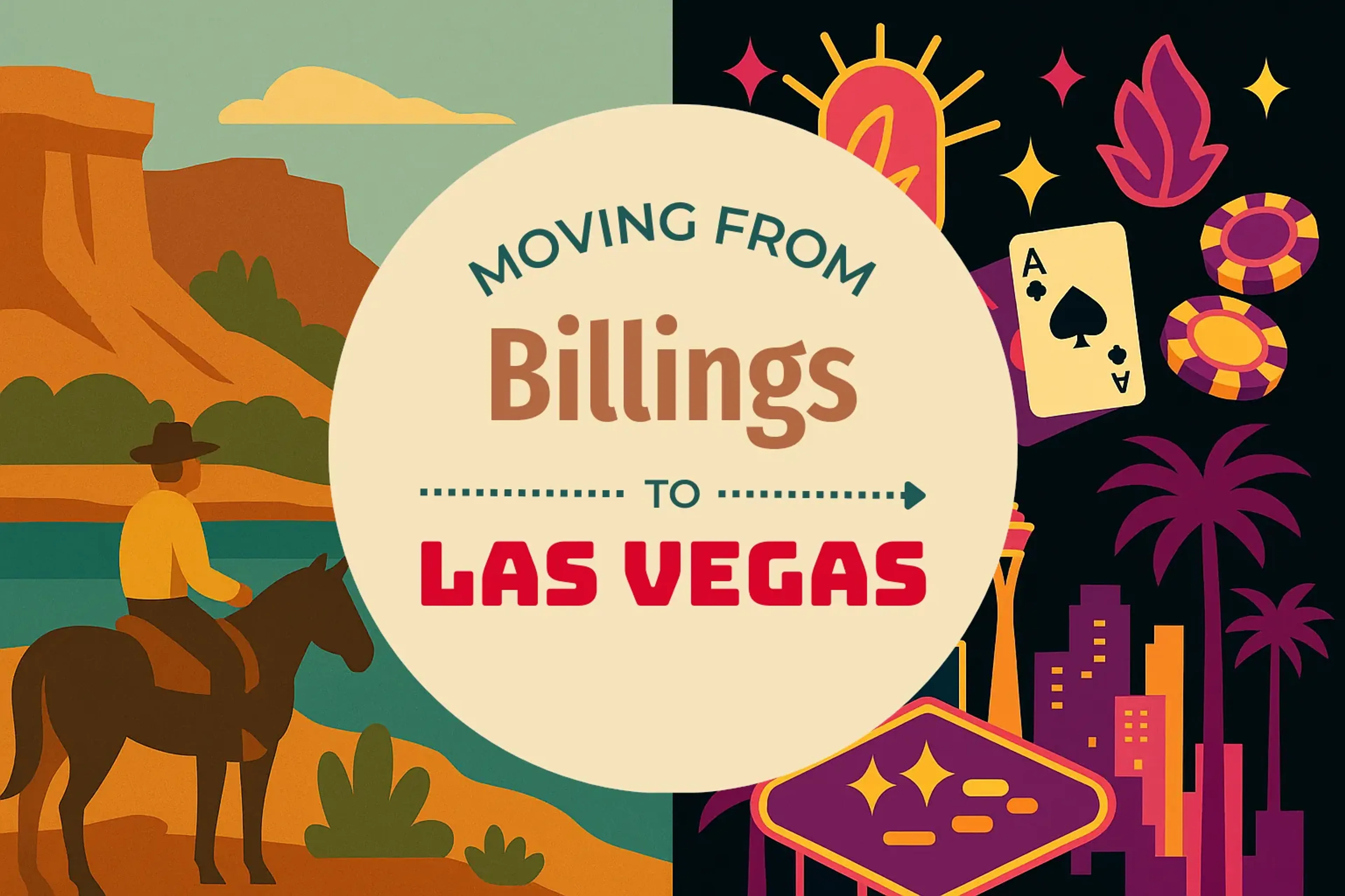 Side-by-side comparison of Billings to Las Vegas moving companies