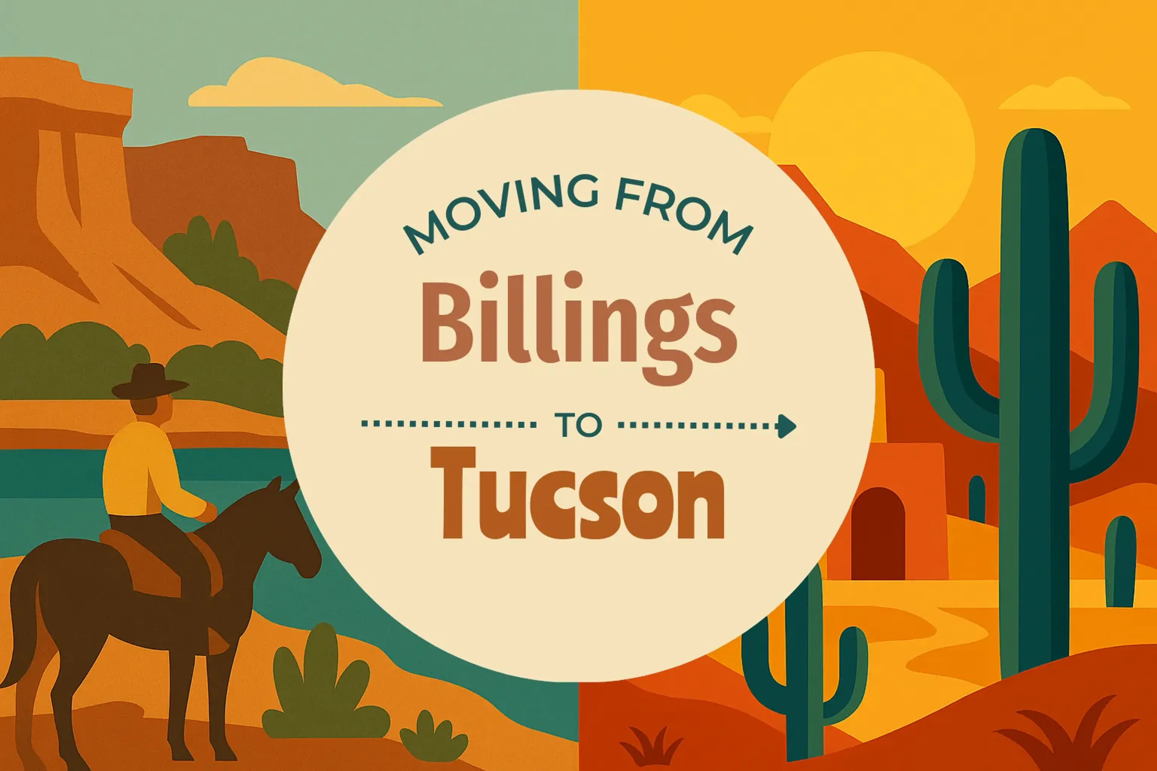 Side-by-side comparison of Billings to Tucson moving companies