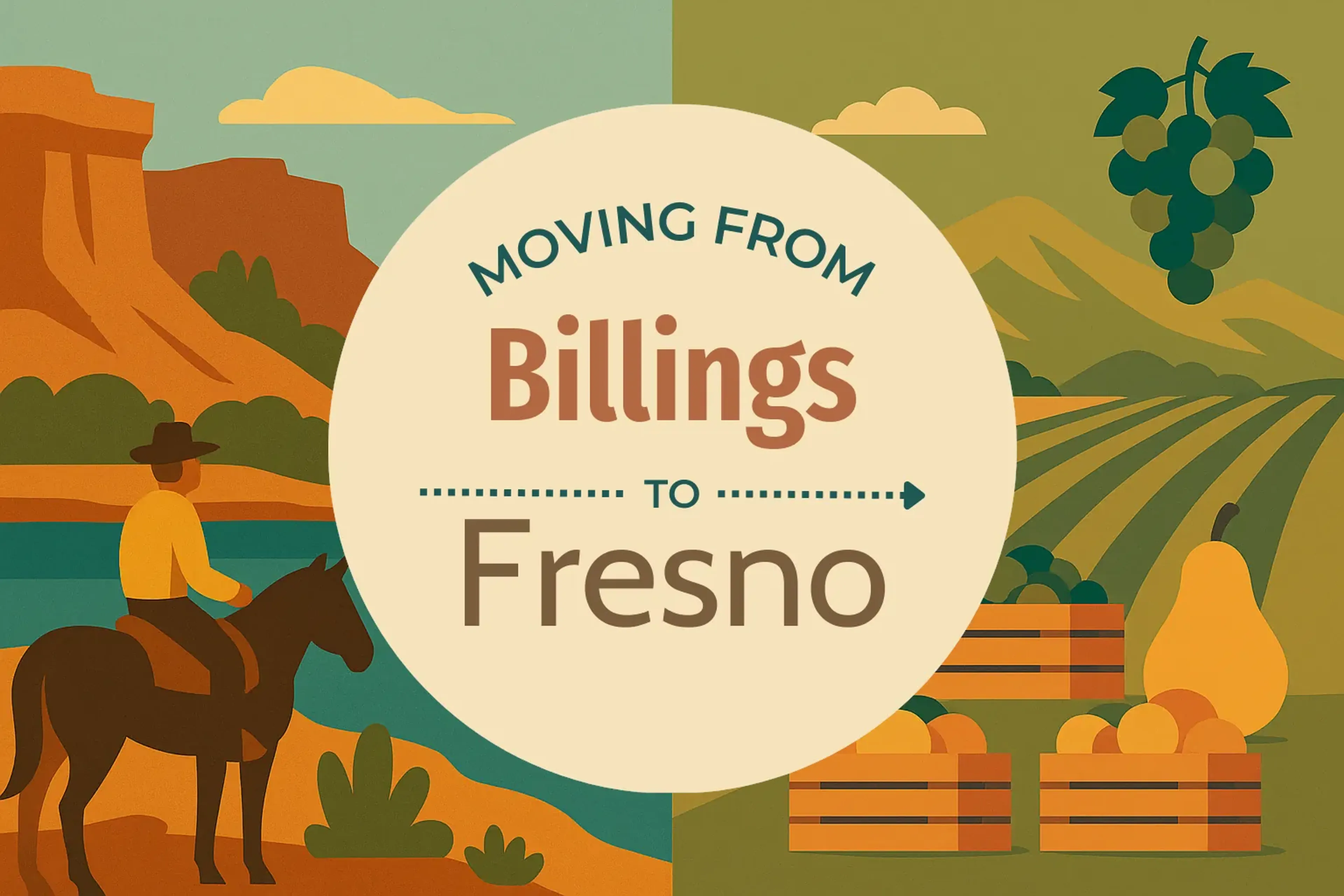 Side-by-side comparison of Billings to Fresno moving companies