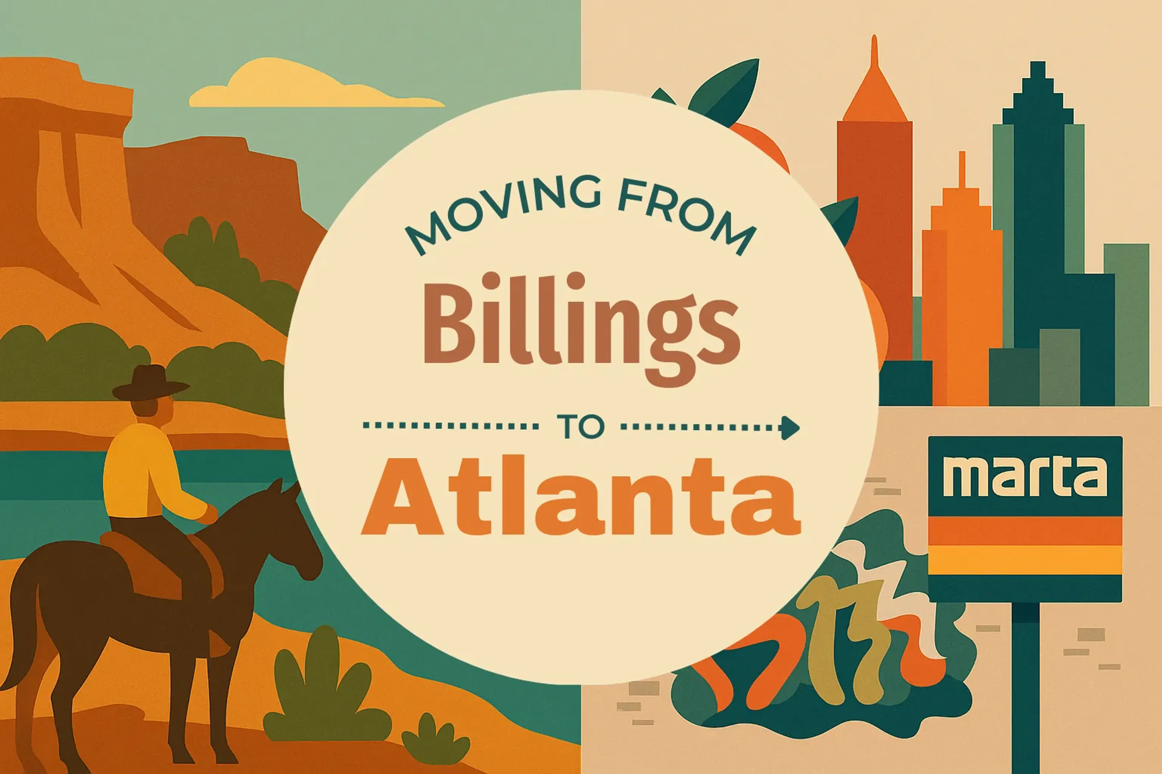 Side-by-side comparison of Billings to Atlanta moving companies