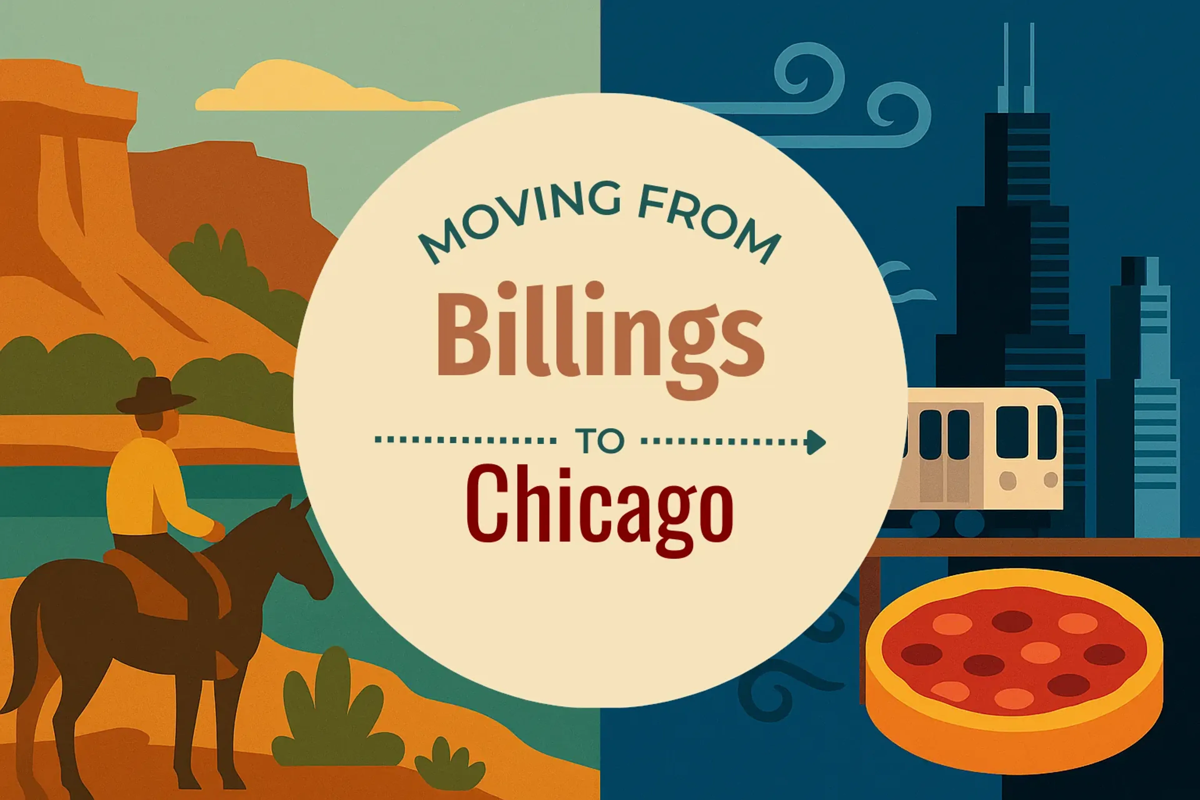 Side-by-side comparison of Billings to Chicago moving companies