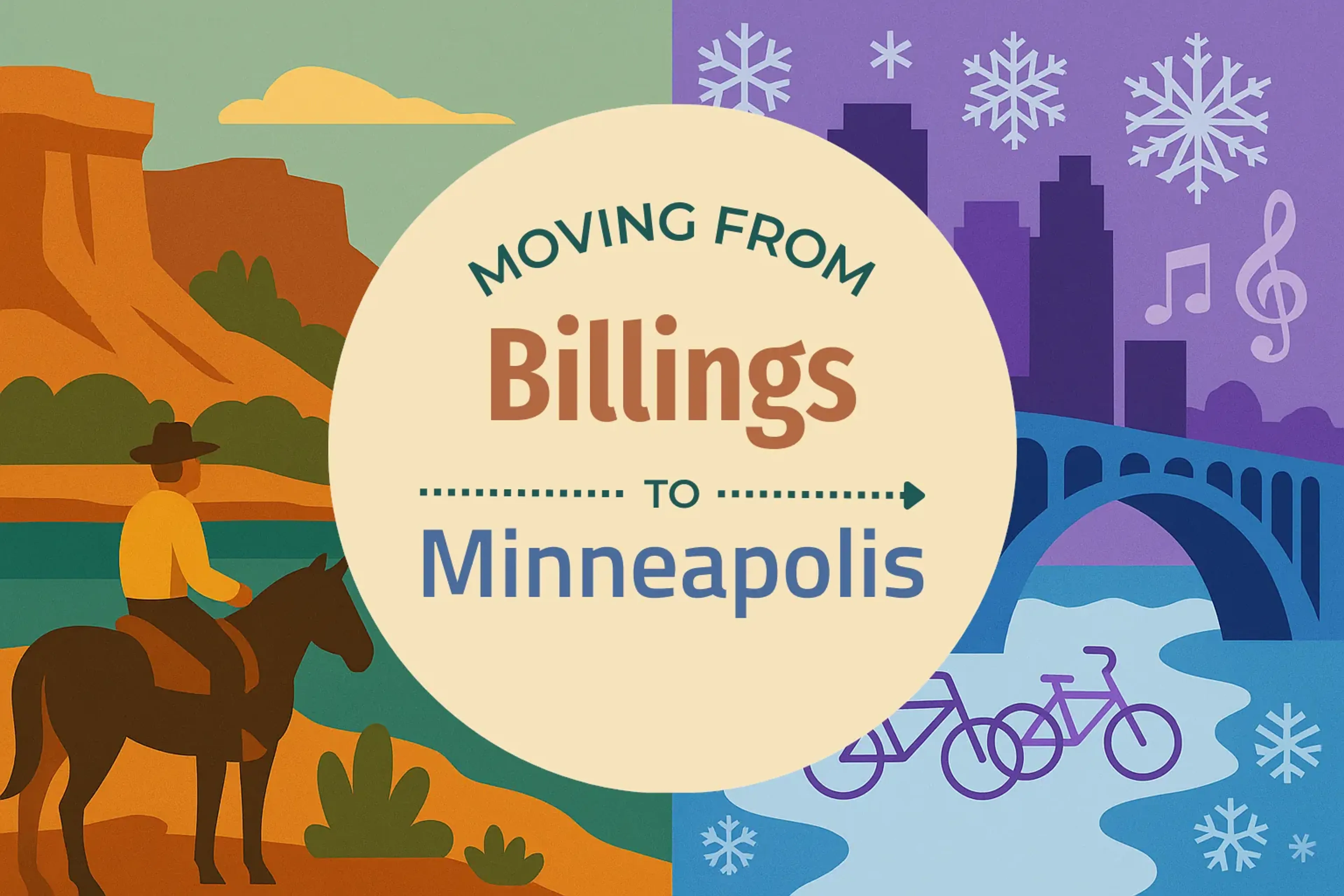 Side-by-side comparison of Billings to Minneapolis moving companies