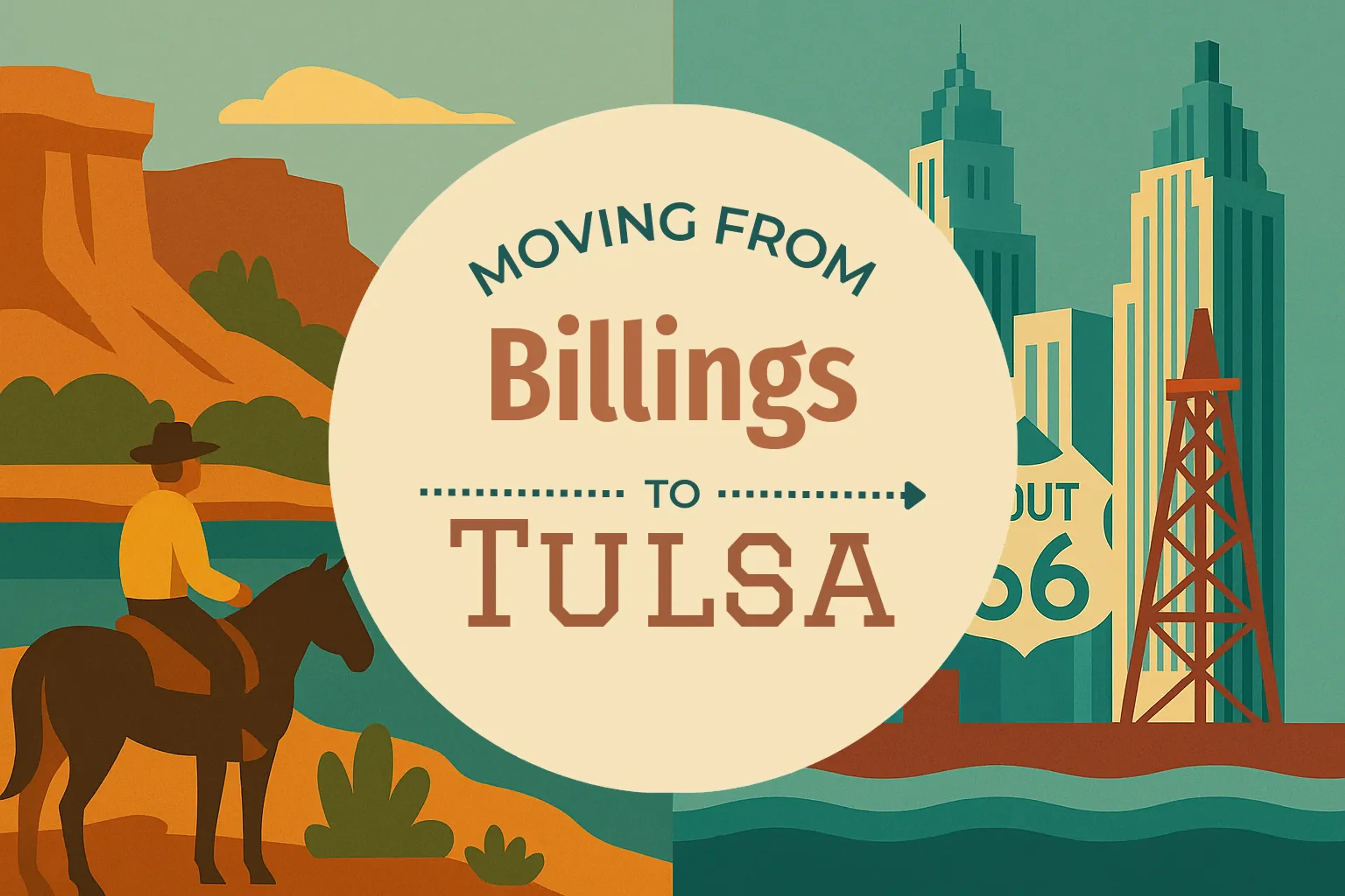 Side-by-side comparison of Billings to Tulsa moving companies