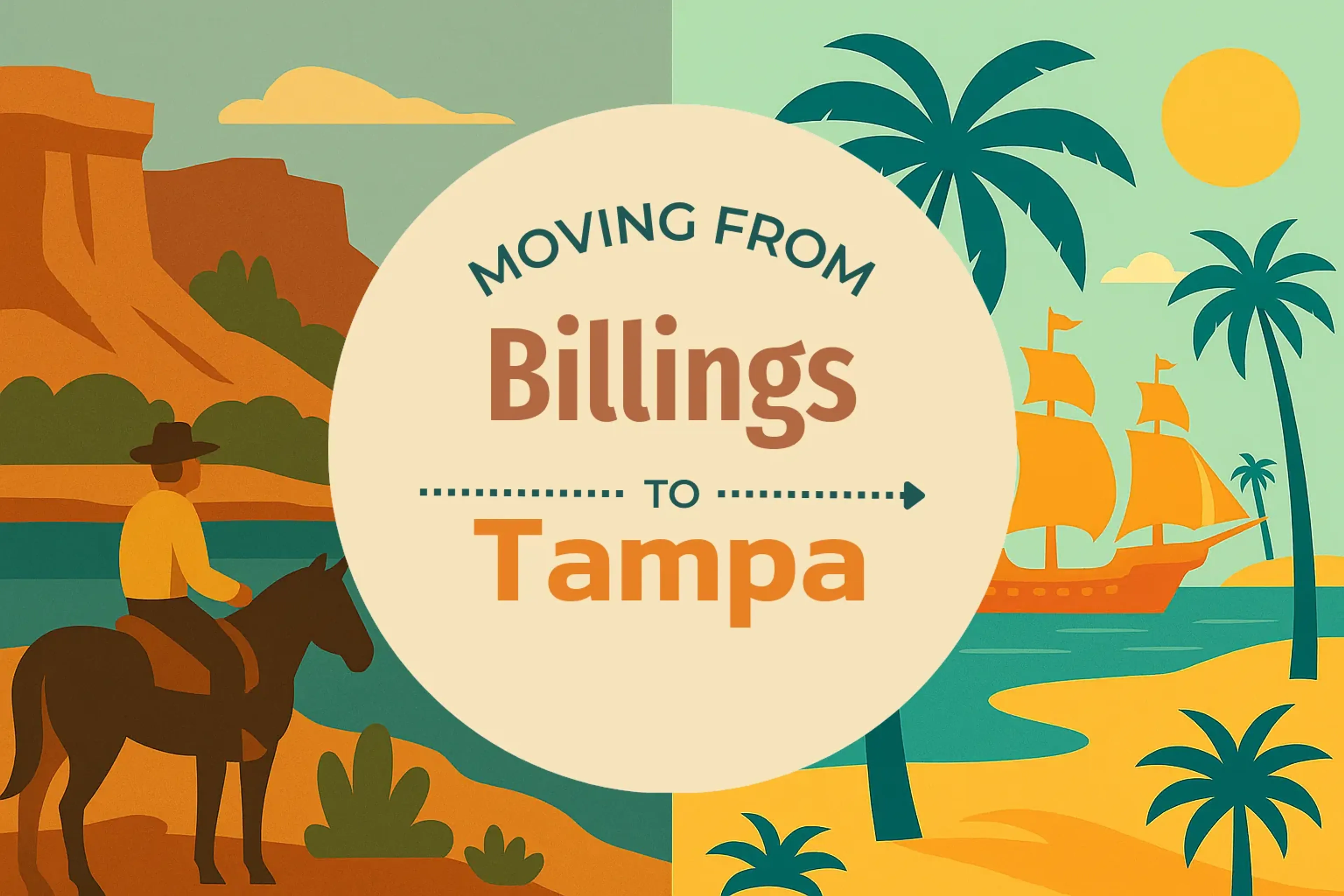 Side-by-side comparison of Billings to Tampa moving companies