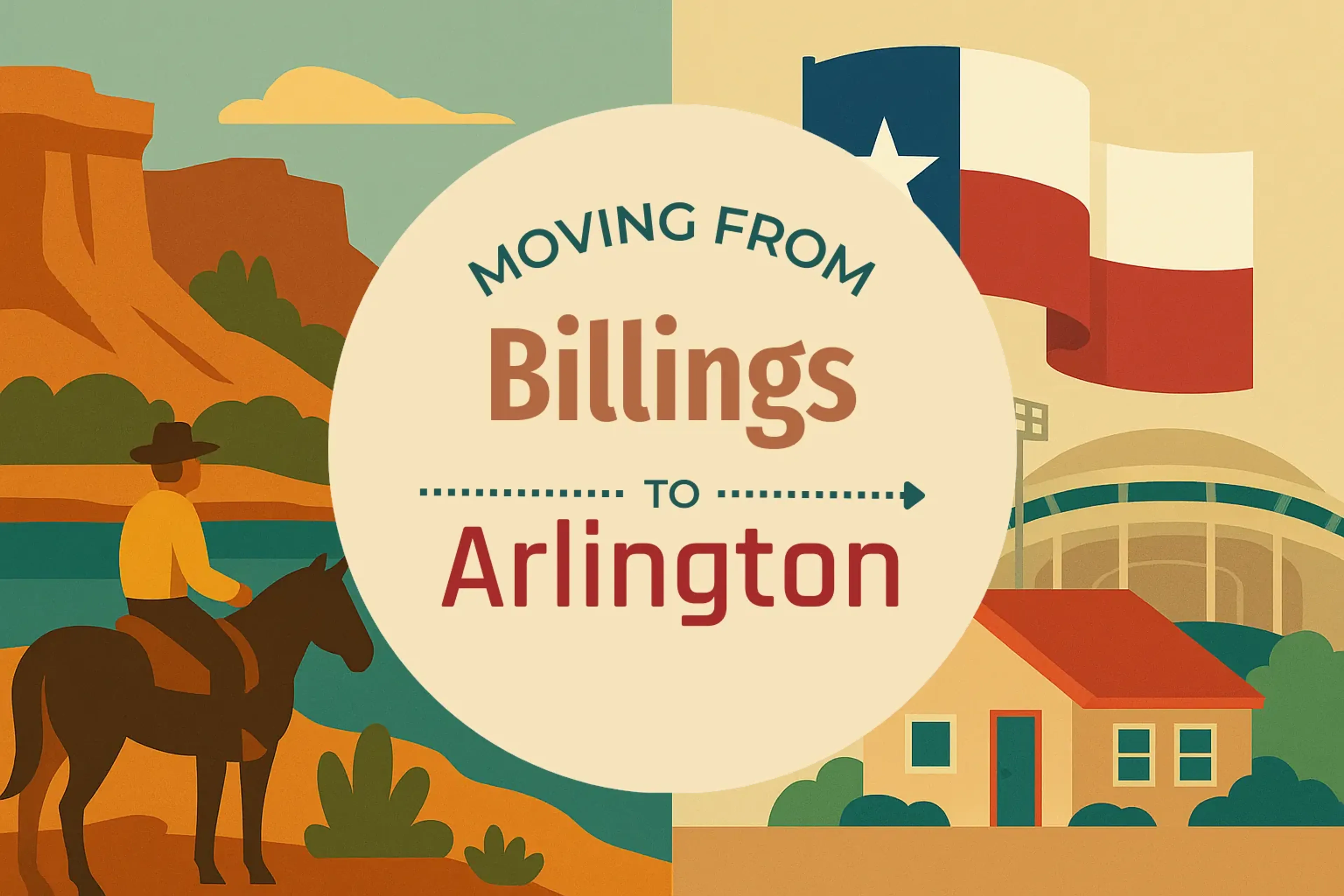 Side-by-side comparison of Billings to Arlington moving companies