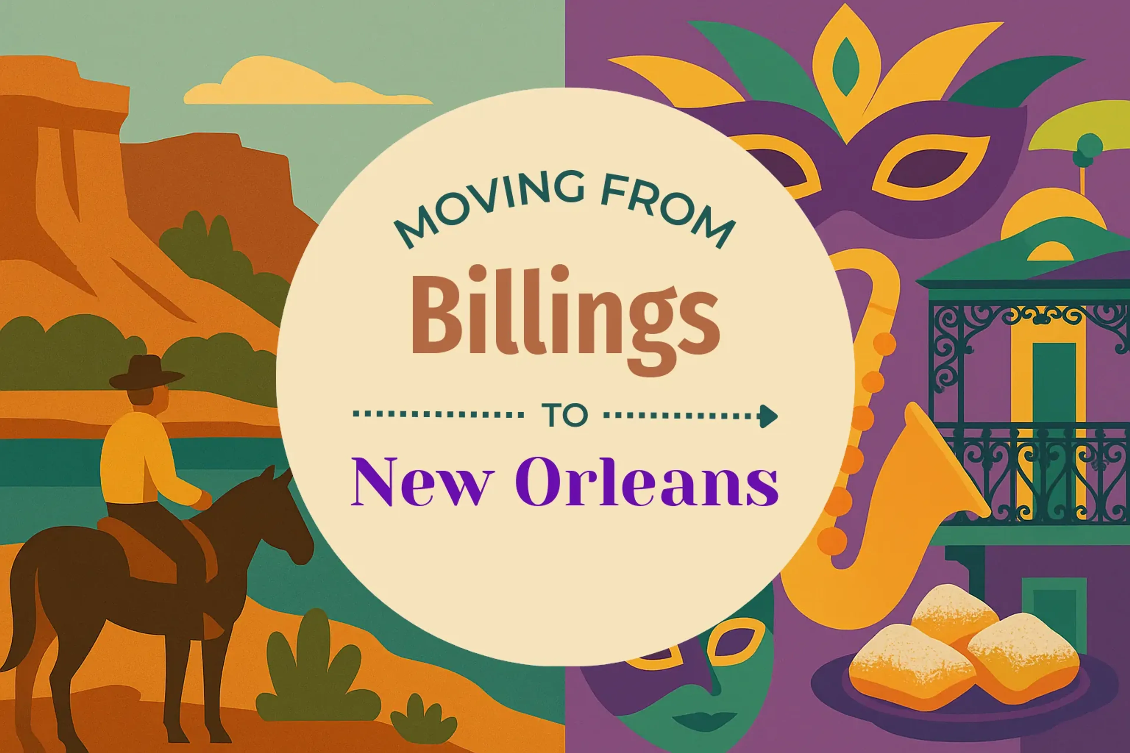 Side-by-side comparison of Billings to New Orleans moving companies