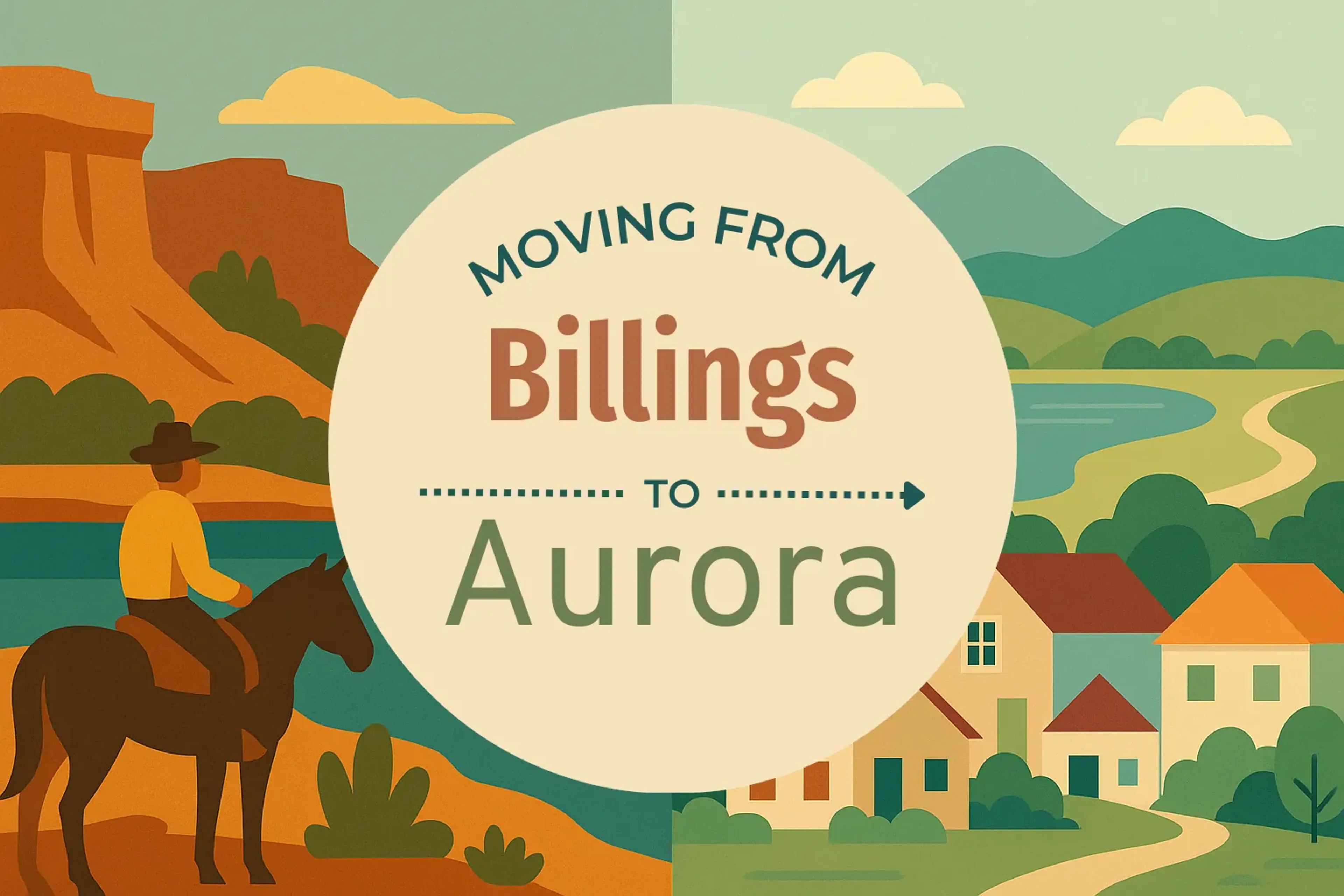 Side-by-side comparison of Billings to Aurora moving companies