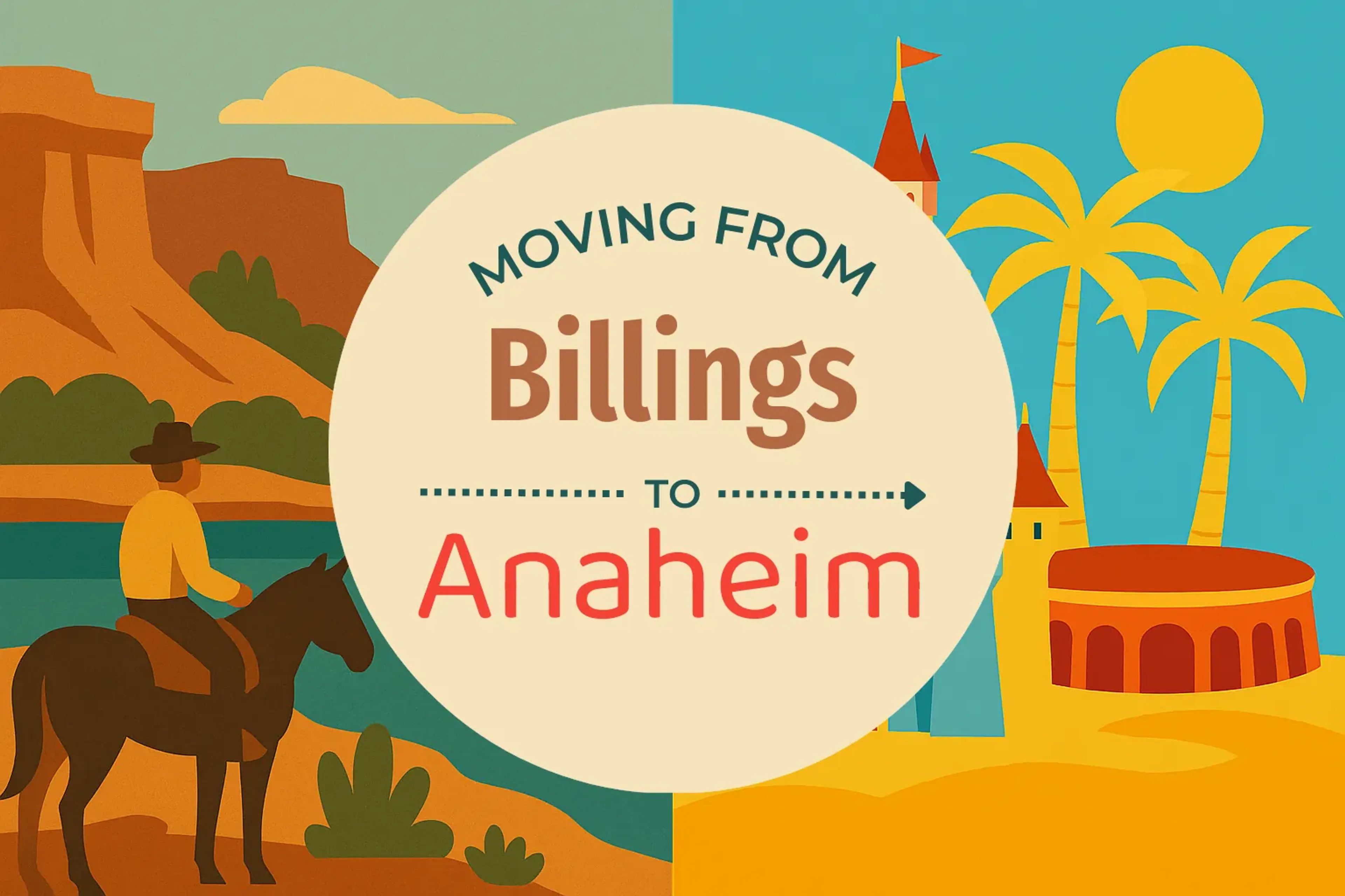 Side-by-side comparison of Billings to Anaheim moving companies