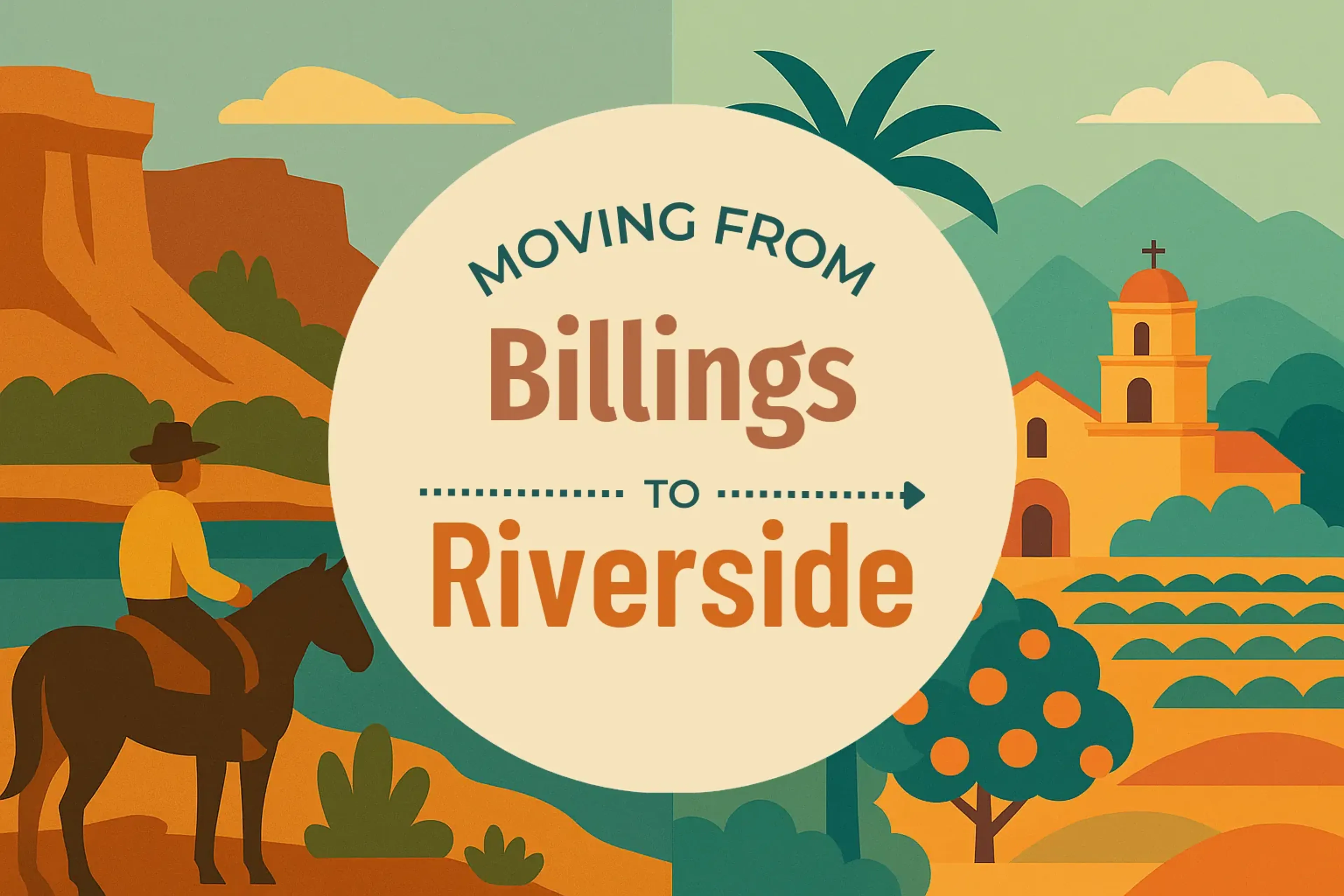 Side-by-side comparison of Billings to Riverside moving companies