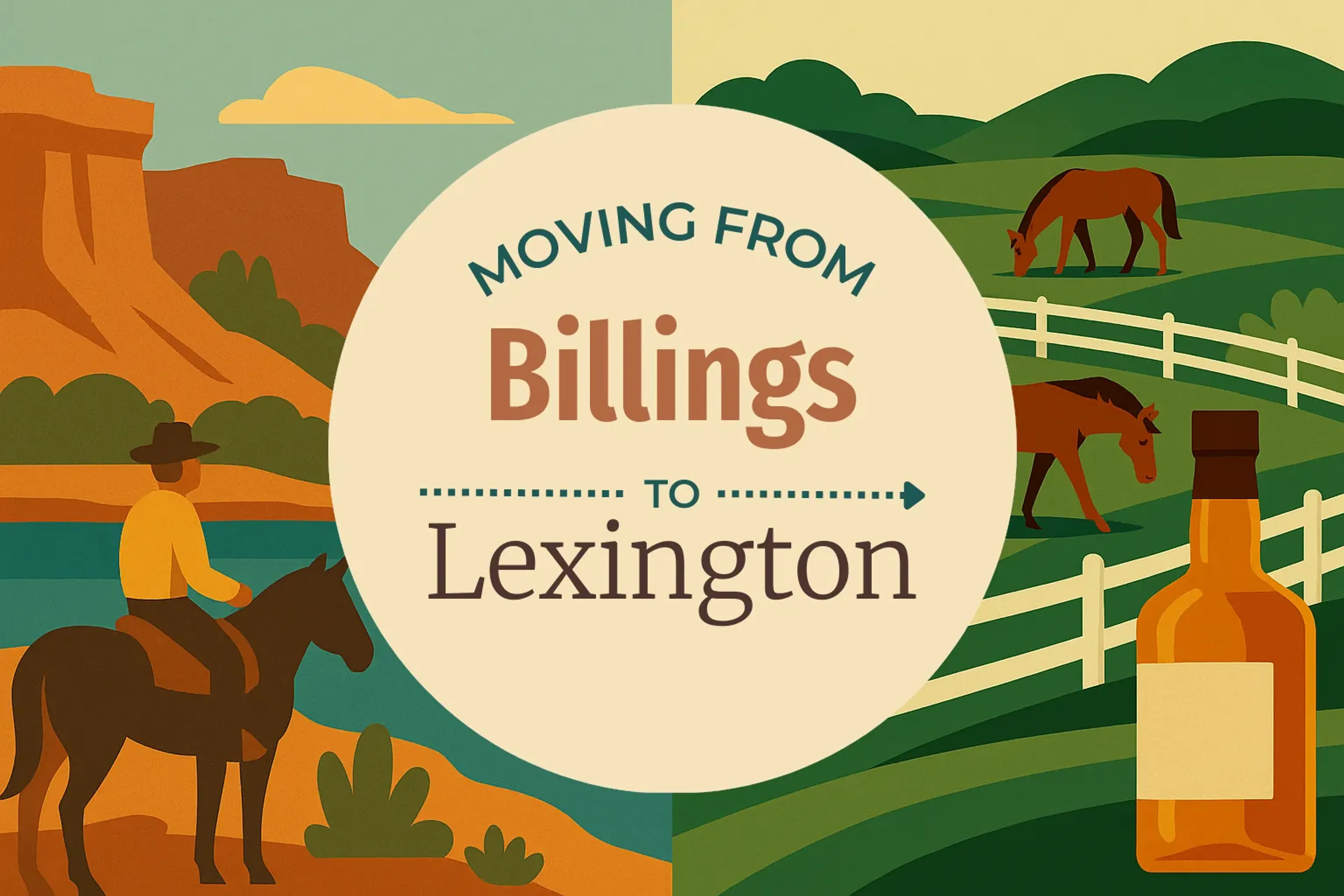Side-by-side comparison of Billings to Lexington moving companies