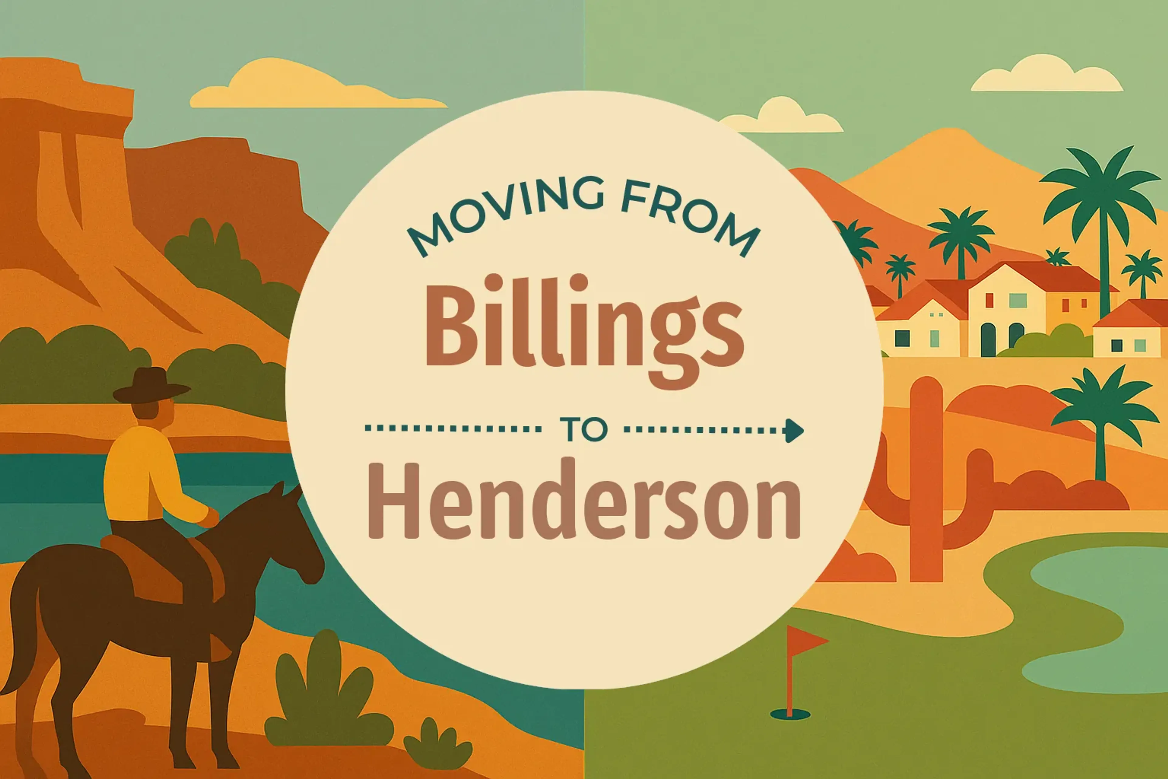 Side-by-side comparison of Billings to Henderson moving companies