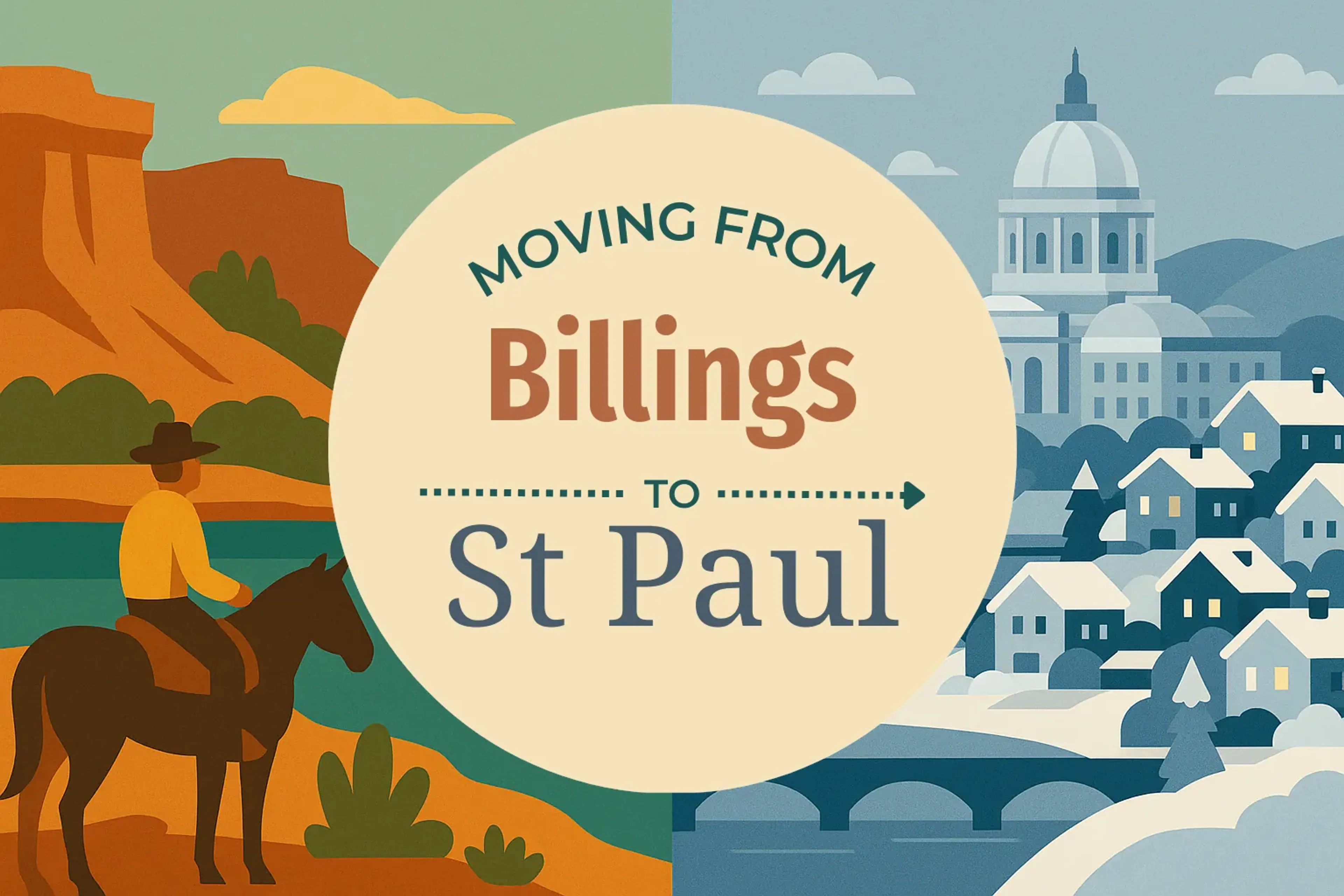 Side-by-side comparison of Billings to St. Paul moving companies