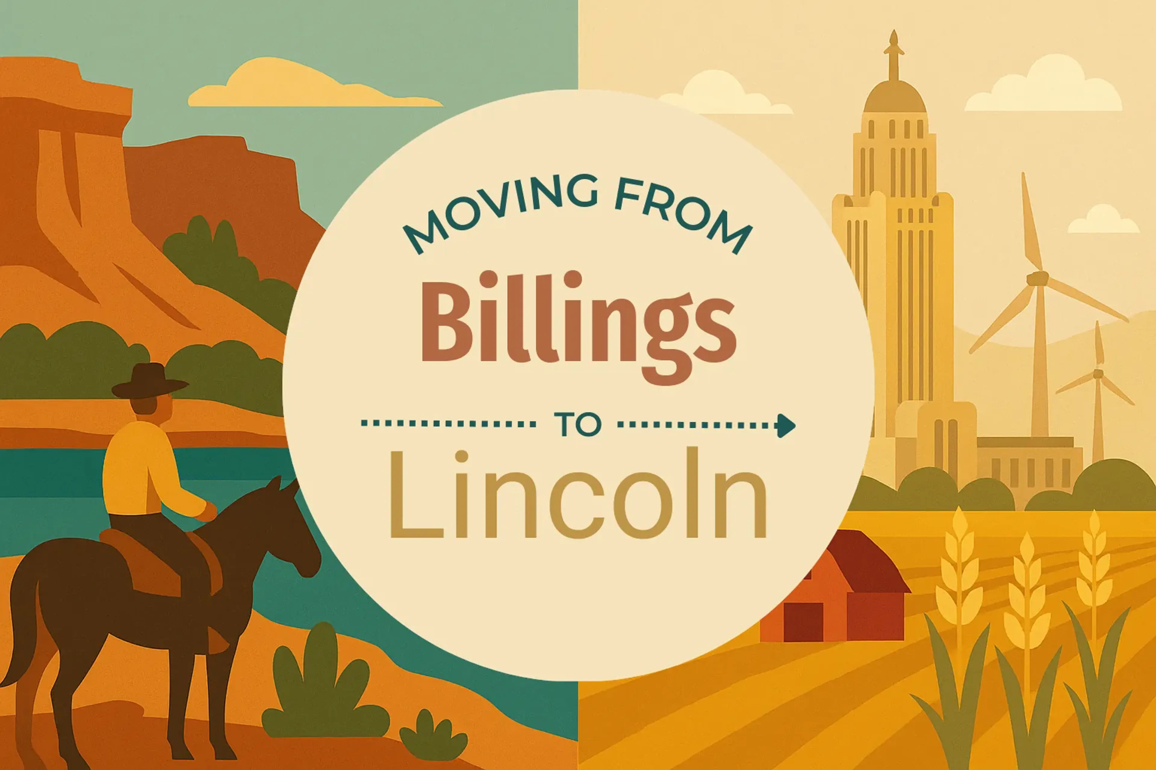 Side-by-side comparison of Billings to Lincoln moving companies
