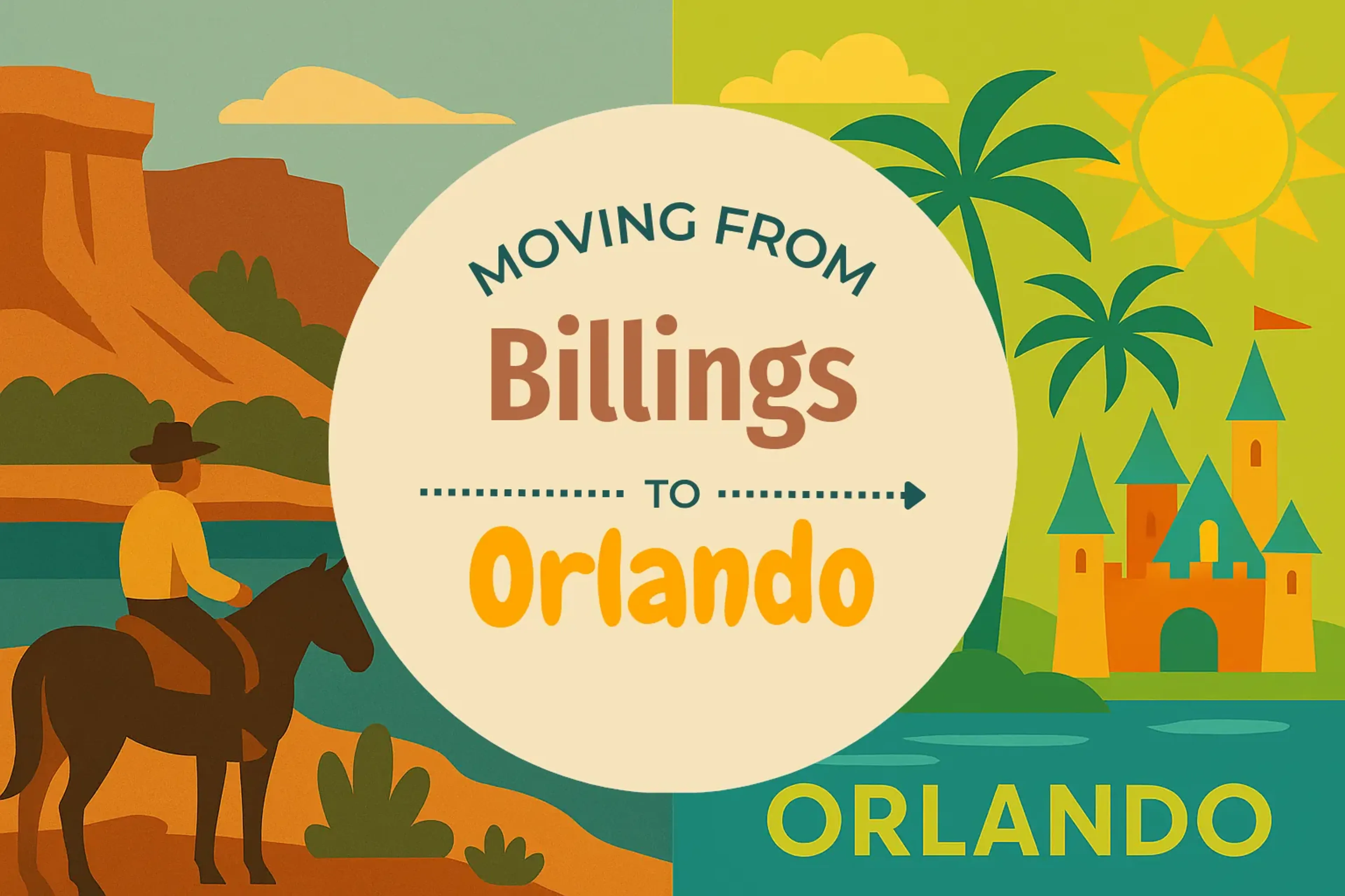 Side-by-side comparison of Billings to Orlando moving companies