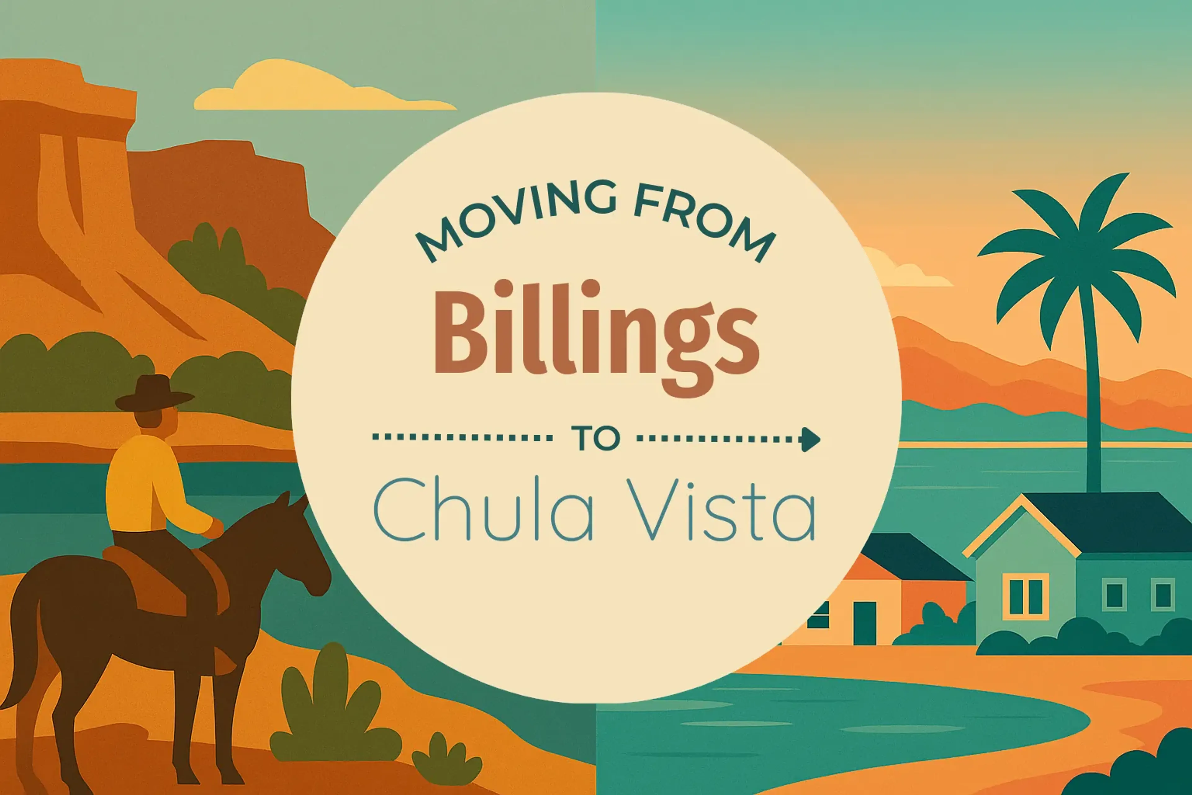 Side-by-side comparison of Billings to Chula Vista moving companies