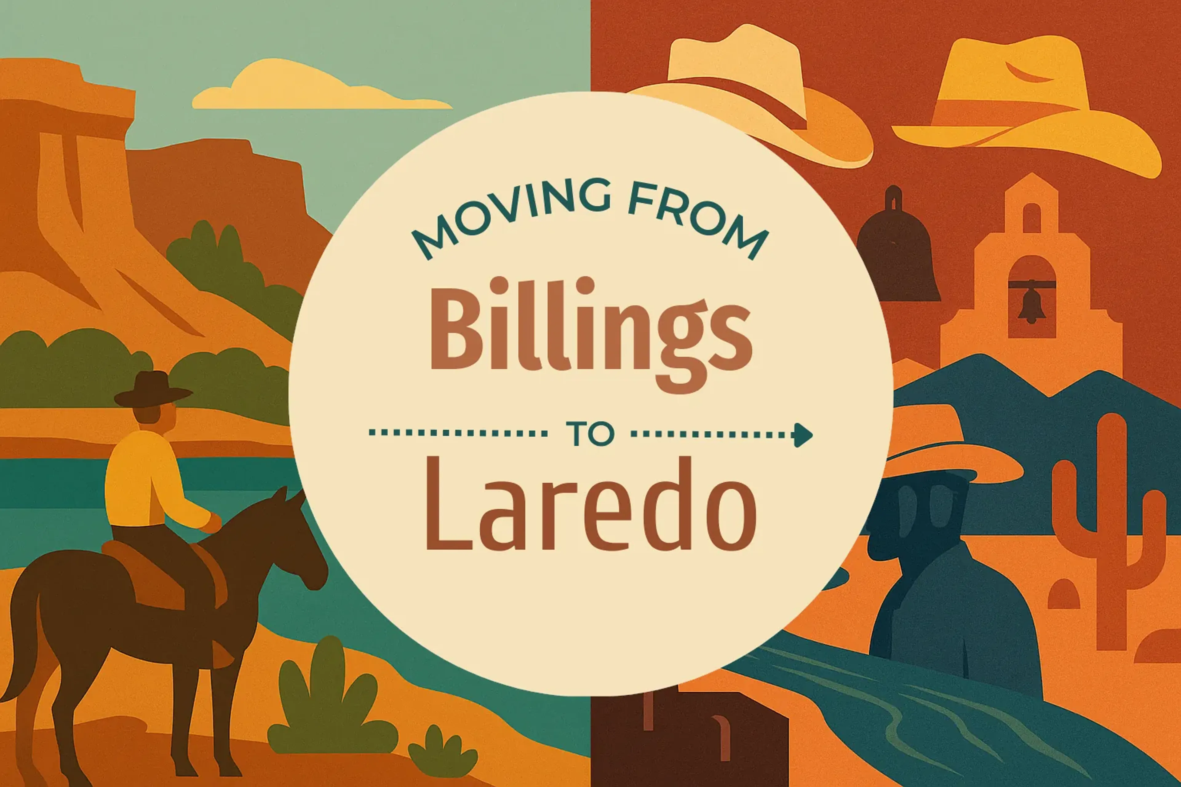 Side-by-side comparison of Billings to Laredo moving companies