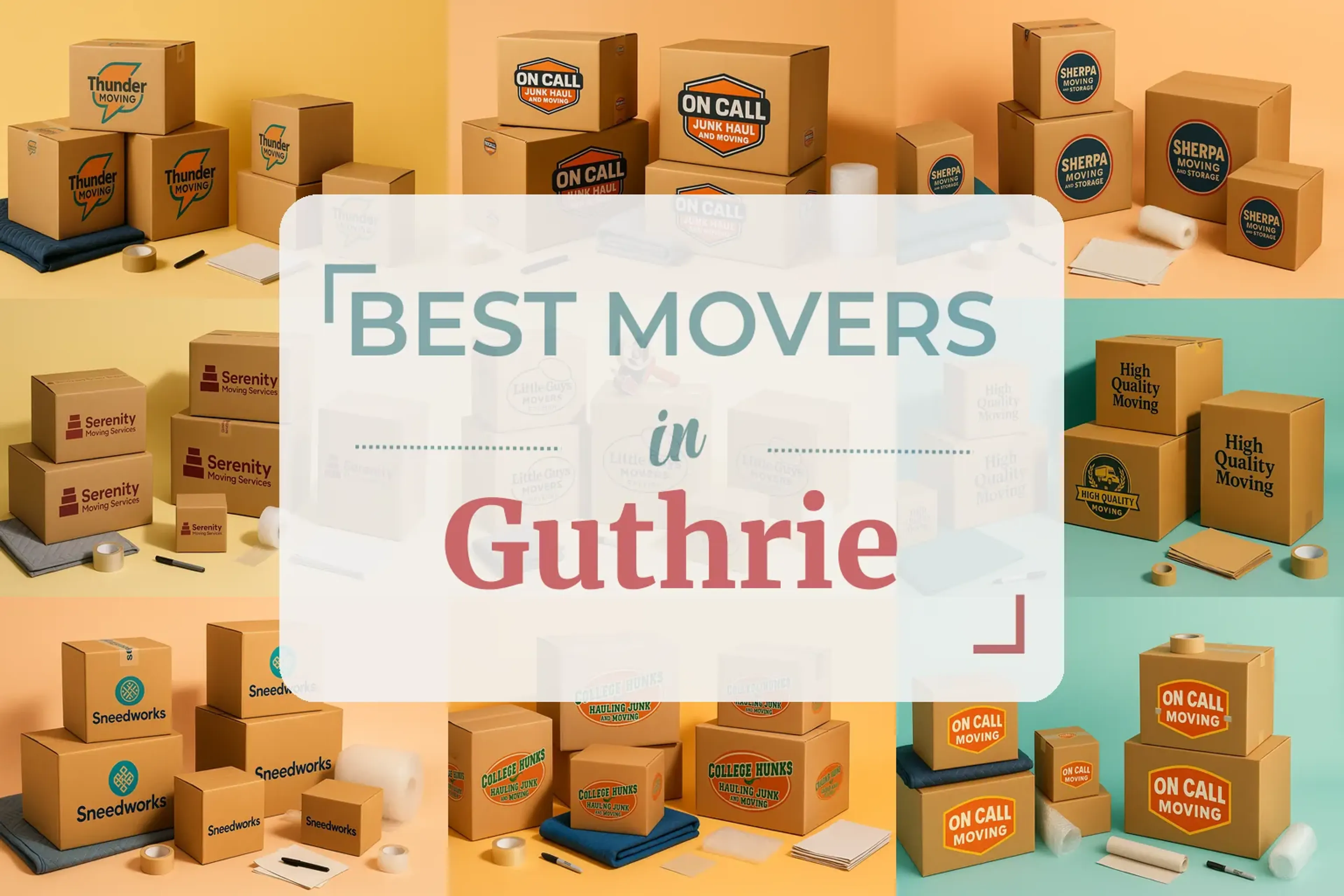 Side-by-side comparison of Guthrie moving companies