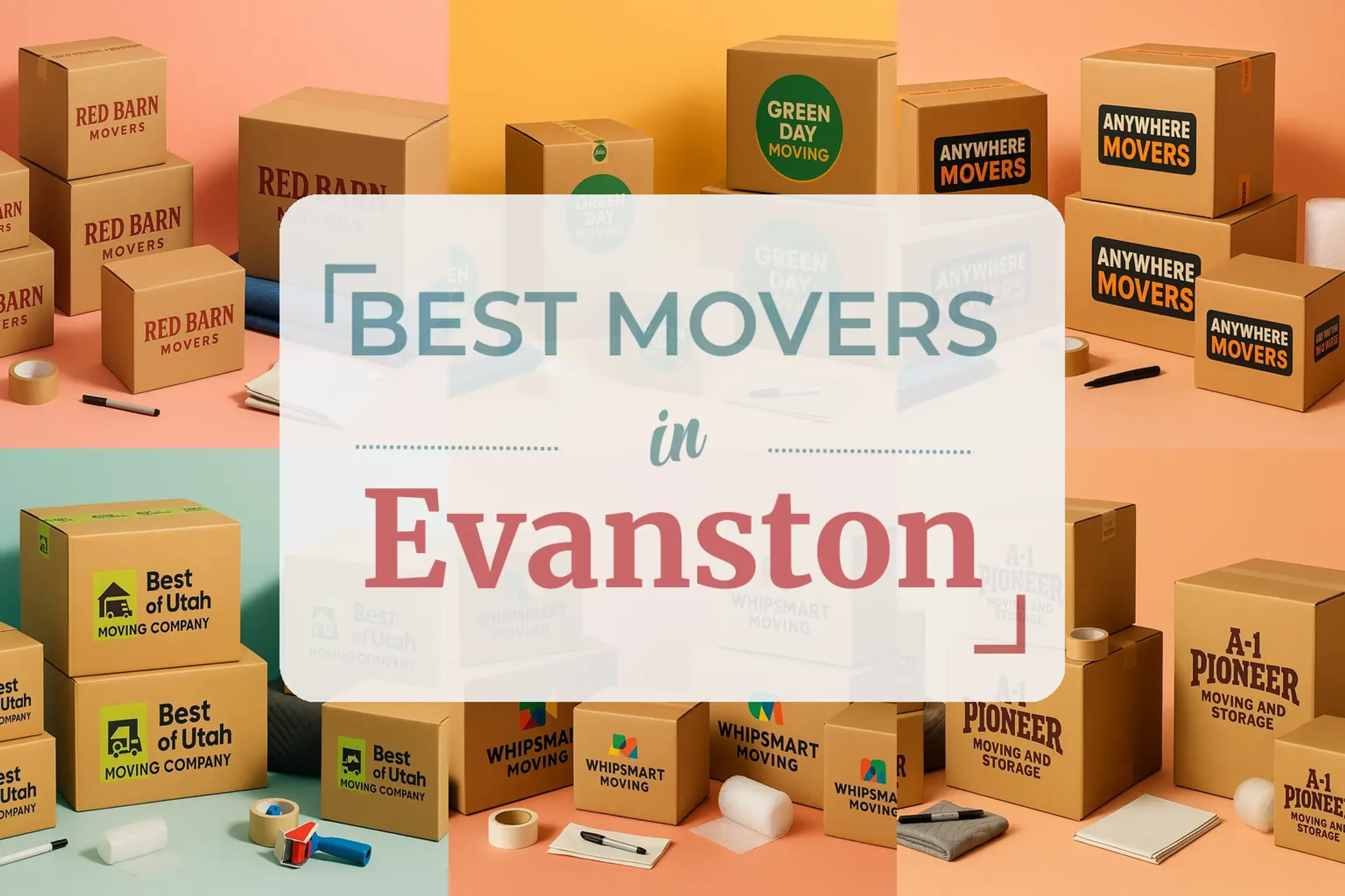 Side-by-side comparison of Evanston moving companies