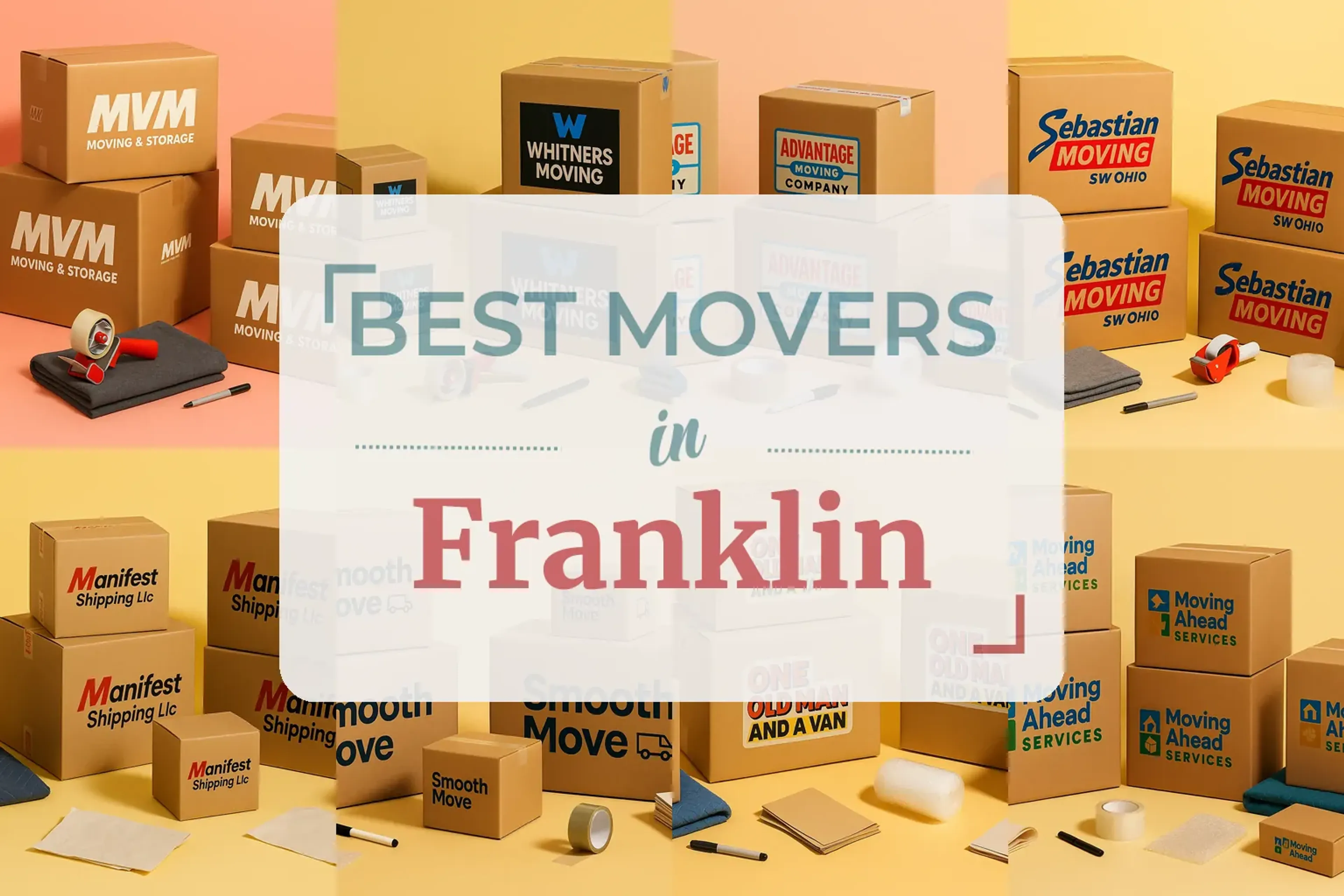 Side-by-side comparison of Franklin moving companies