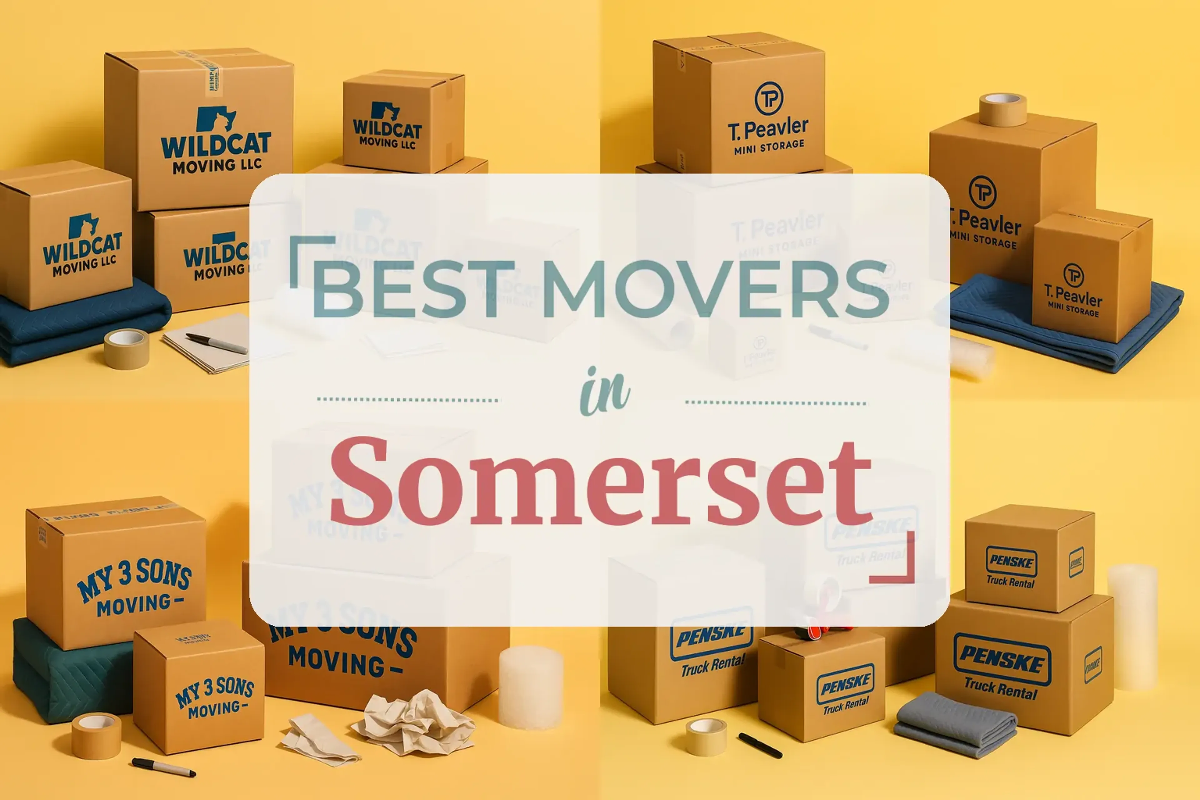 Side-by-side comparison of Somerset moving companies