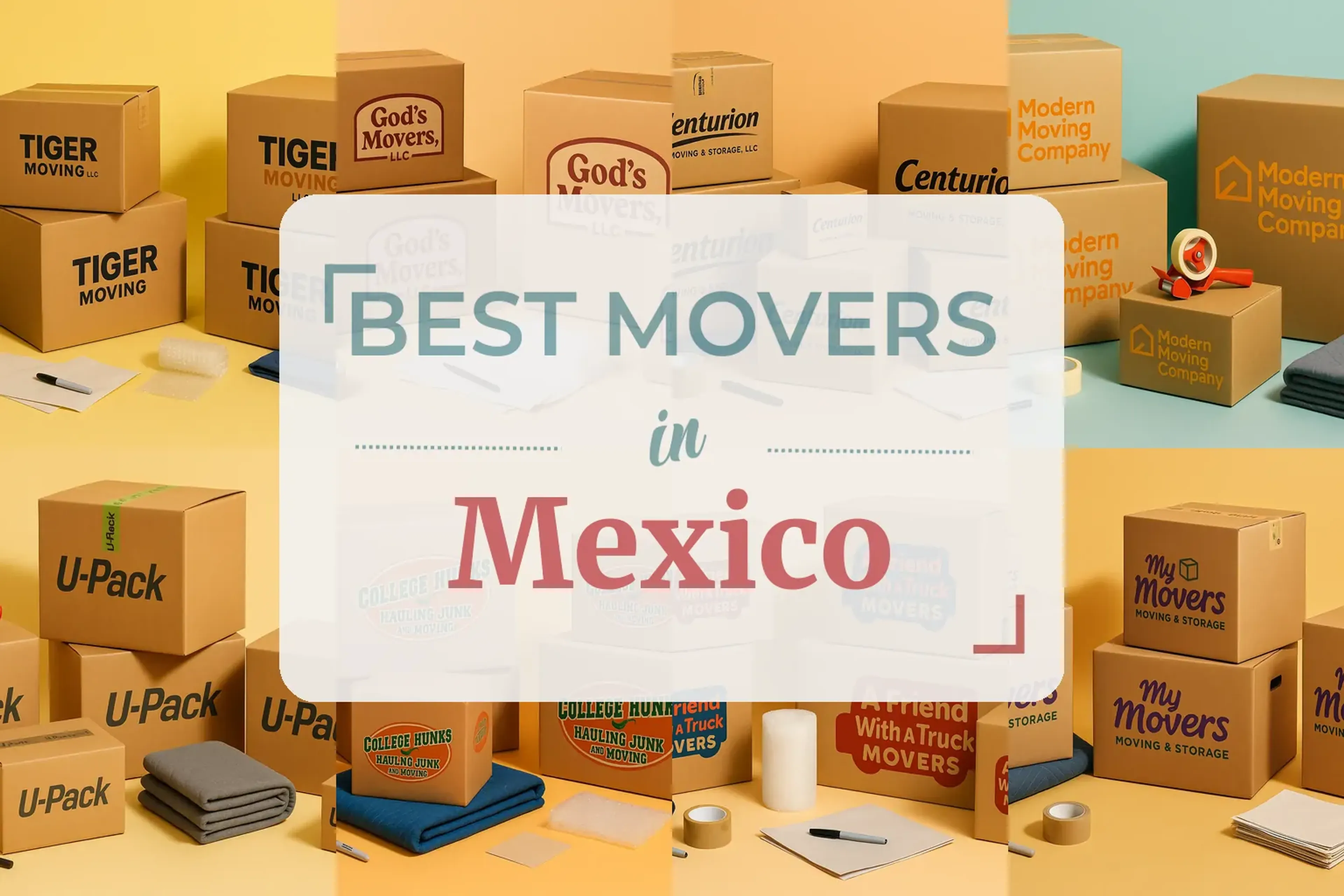 Side-by-side comparison of Mexico moving companies