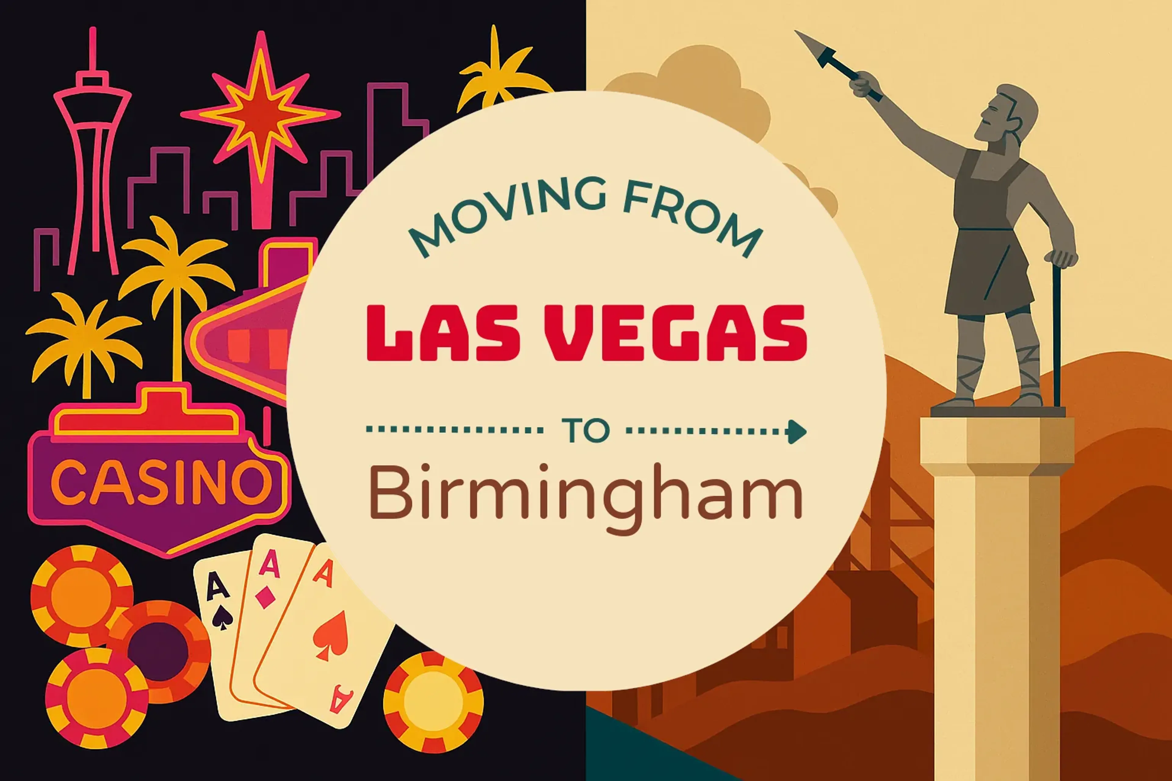 Side-by-side comparison of Las Vegas to Birmingham moving companies