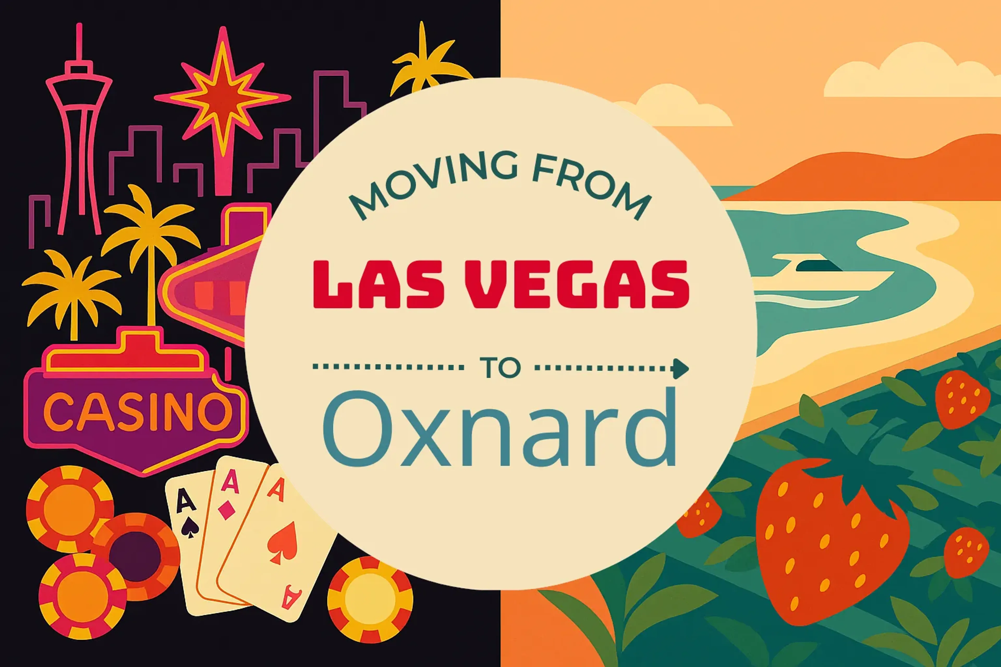 Side-by-side comparison of Las Vegas to Oxnard moving companies