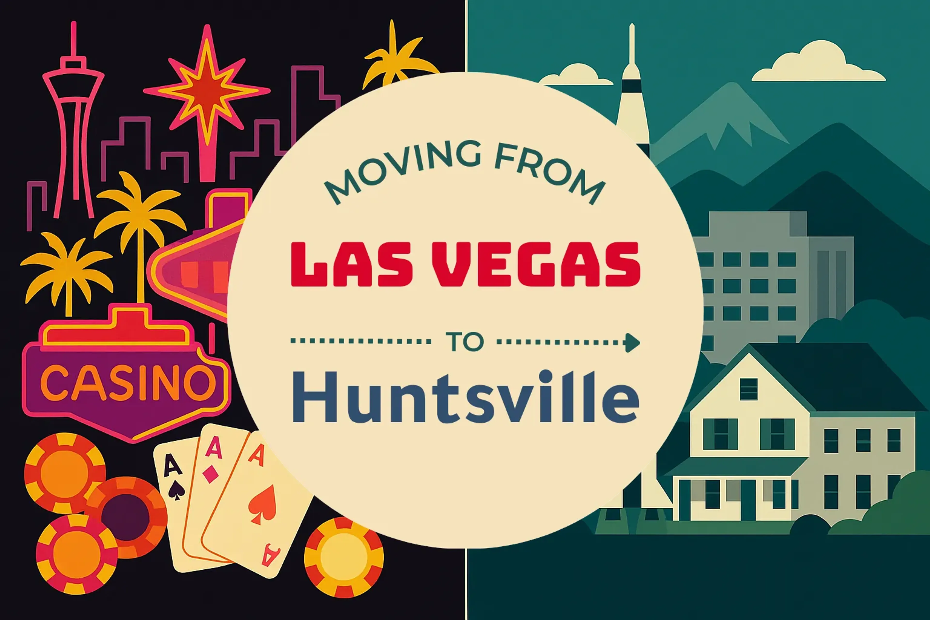 Side-by-side comparison of Las Vegas to Huntsville moving companies