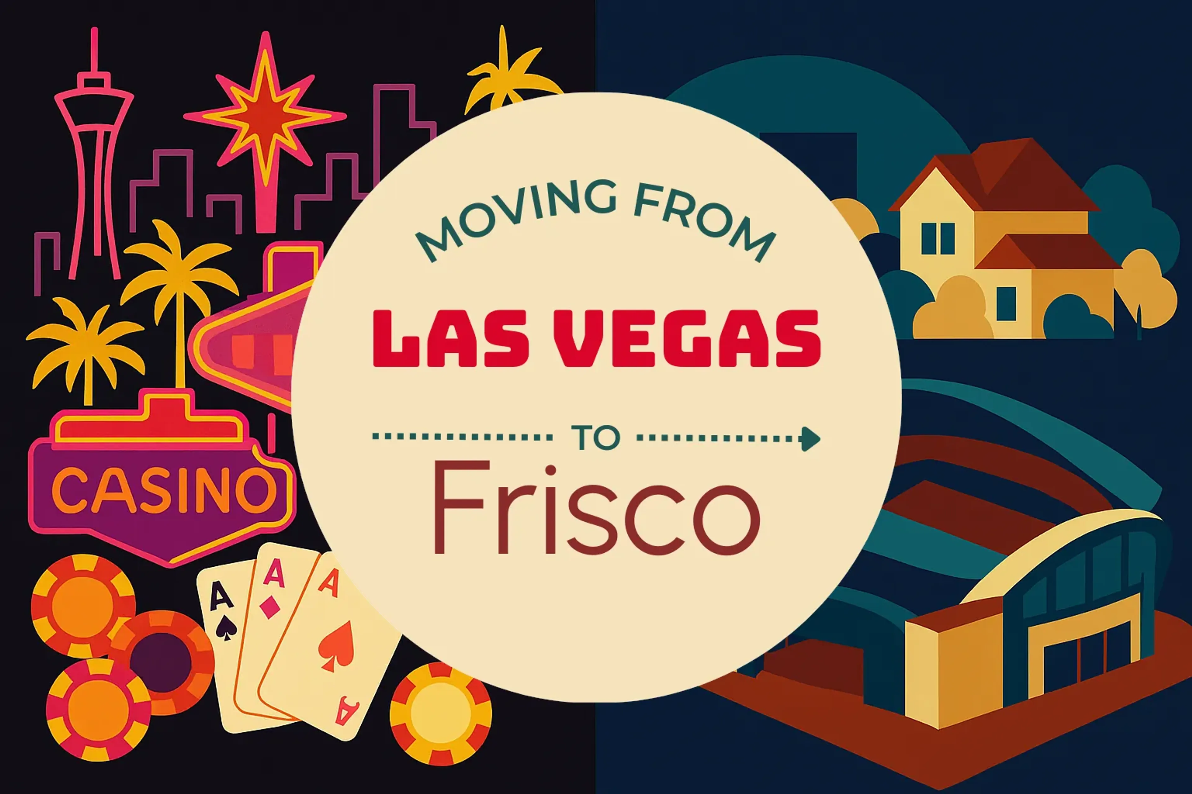 Side-by-side comparison of Las Vegas to Frisco moving companies