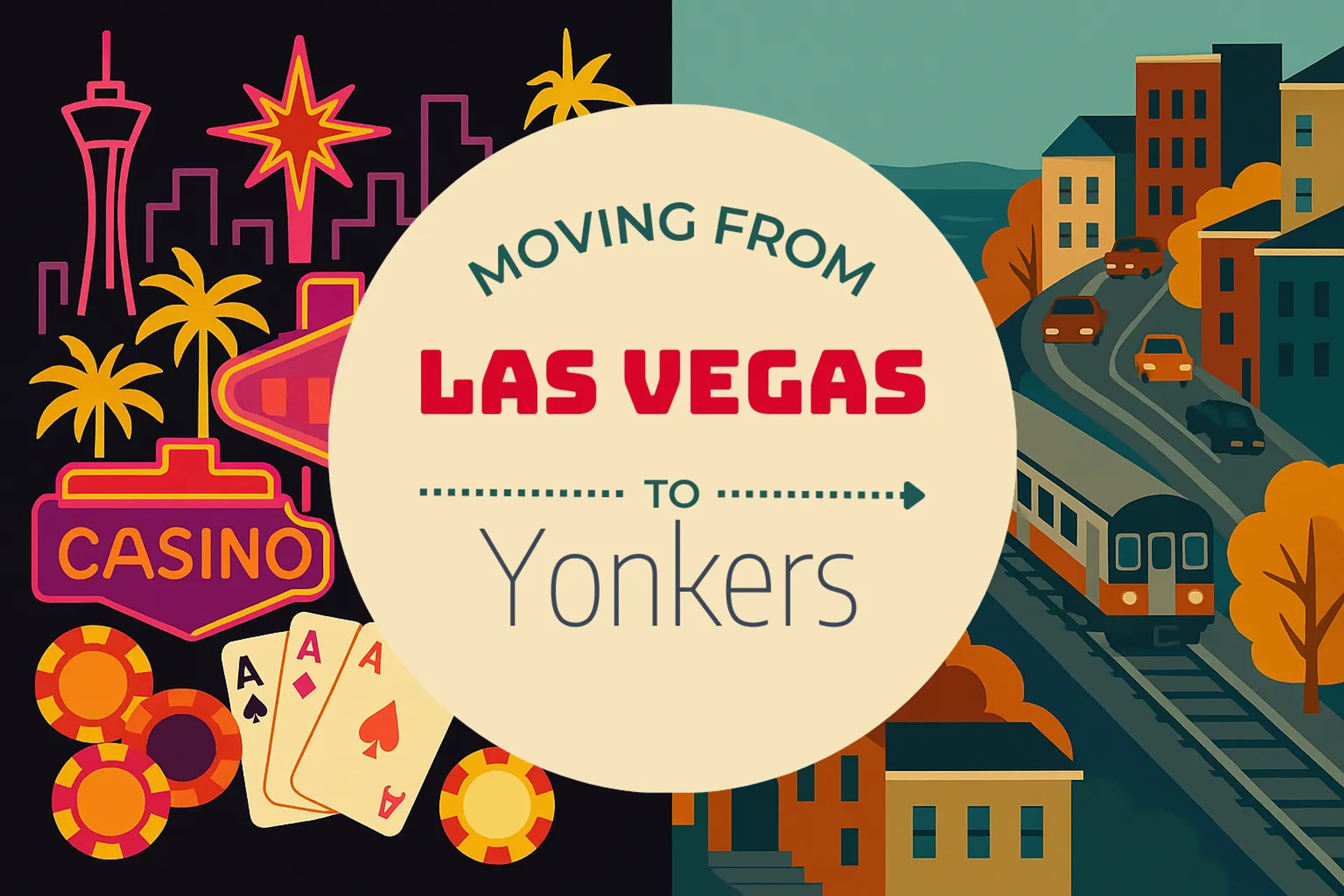 Side-by-side comparison of Las Vegas to Yonkers moving companies