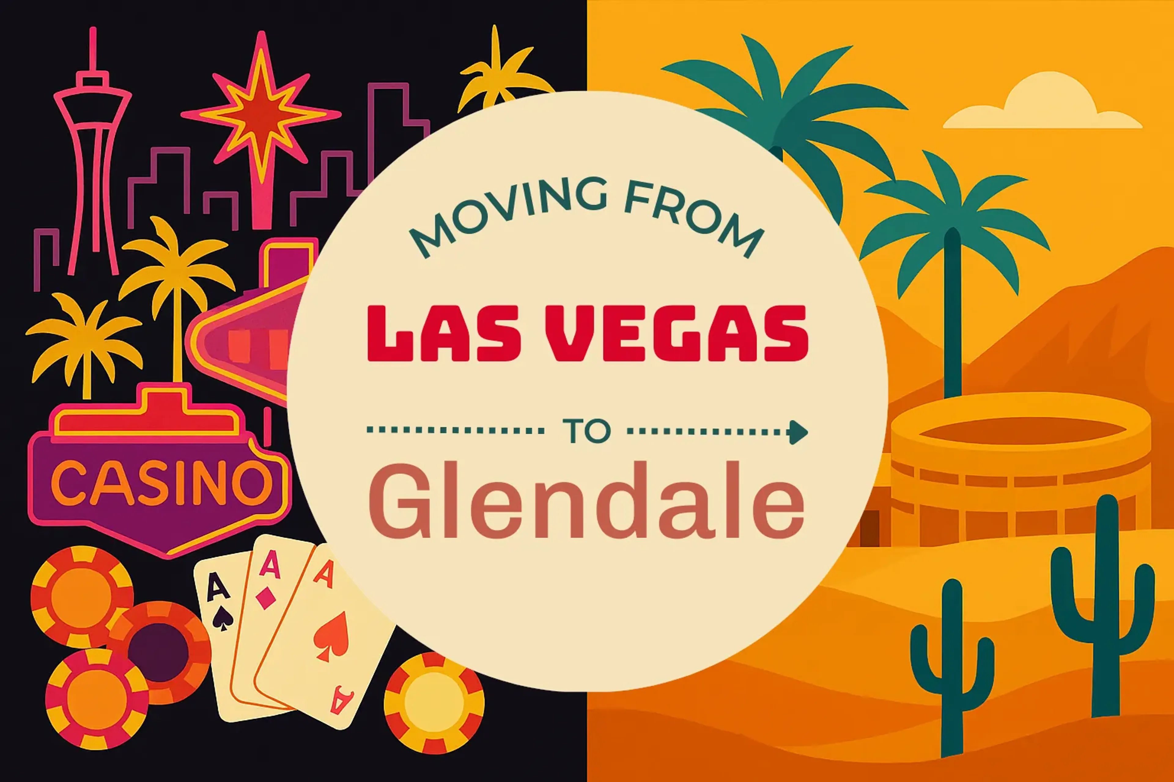 Side-by-side comparison of Las Vegas to Glendale moving companies