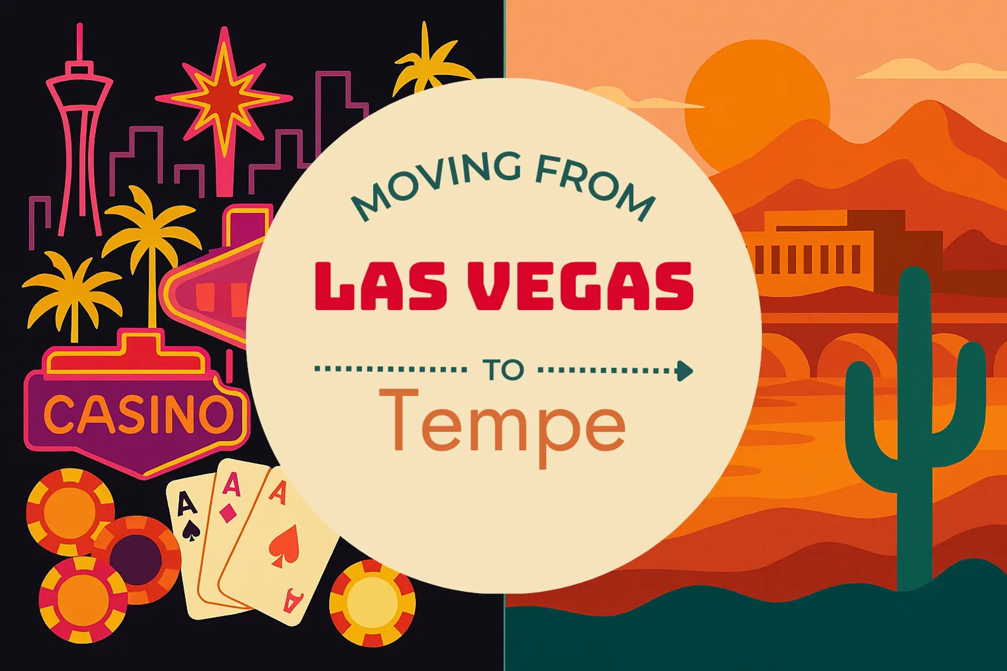 Side-by-side comparison of Las Vegas to Tempe moving companies