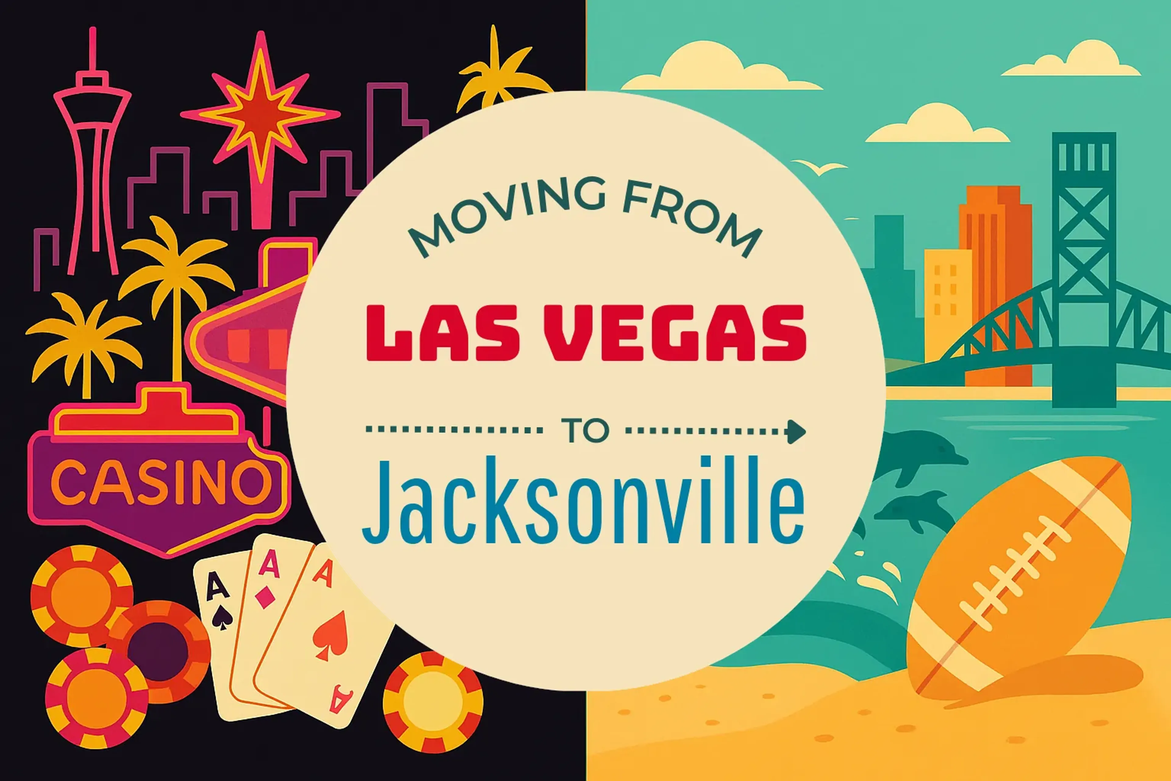 Side-by-side comparison of Las Vegas to Jacksonville moving companies