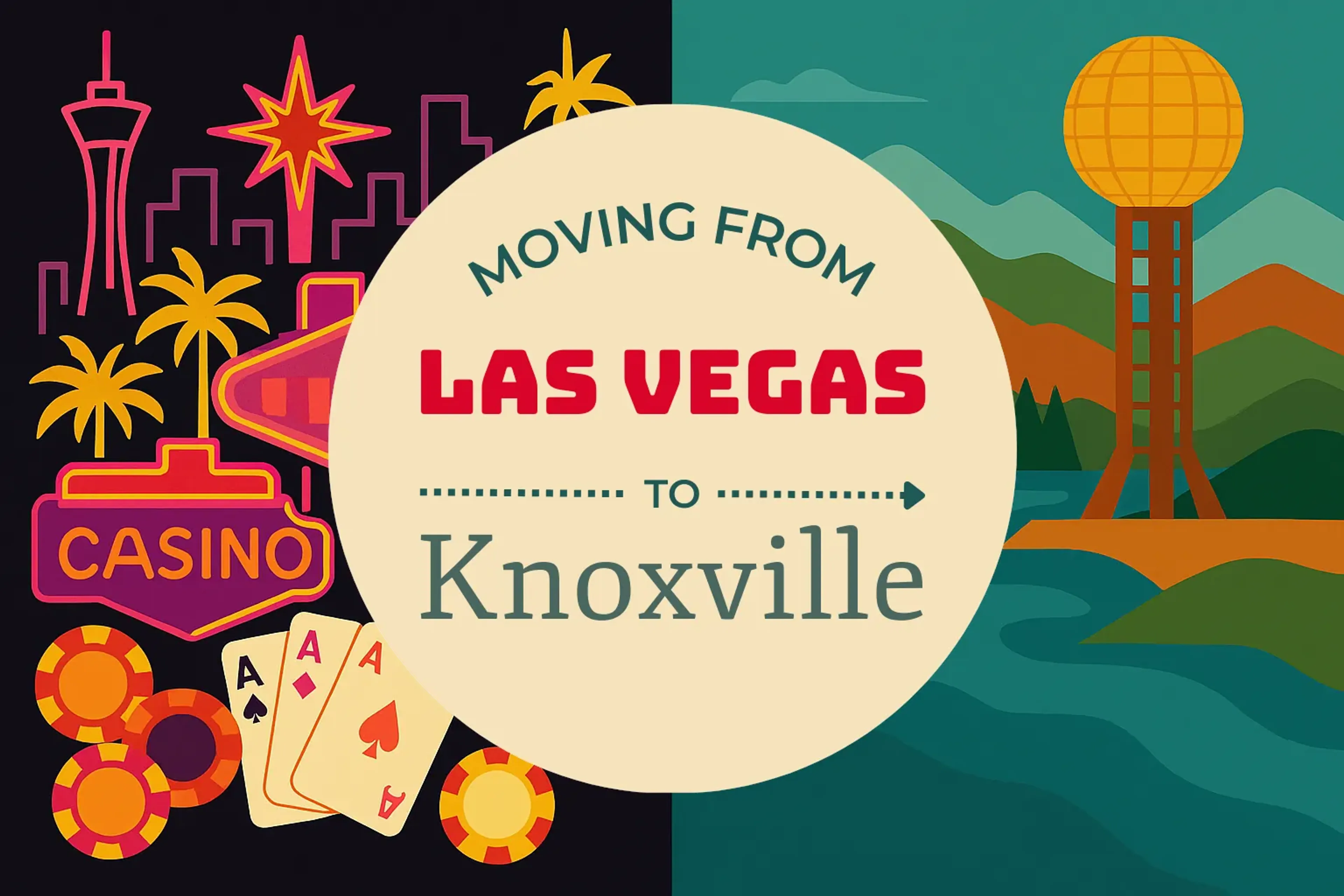 Side-by-side comparison of Las Vegas to Knoxville moving companies