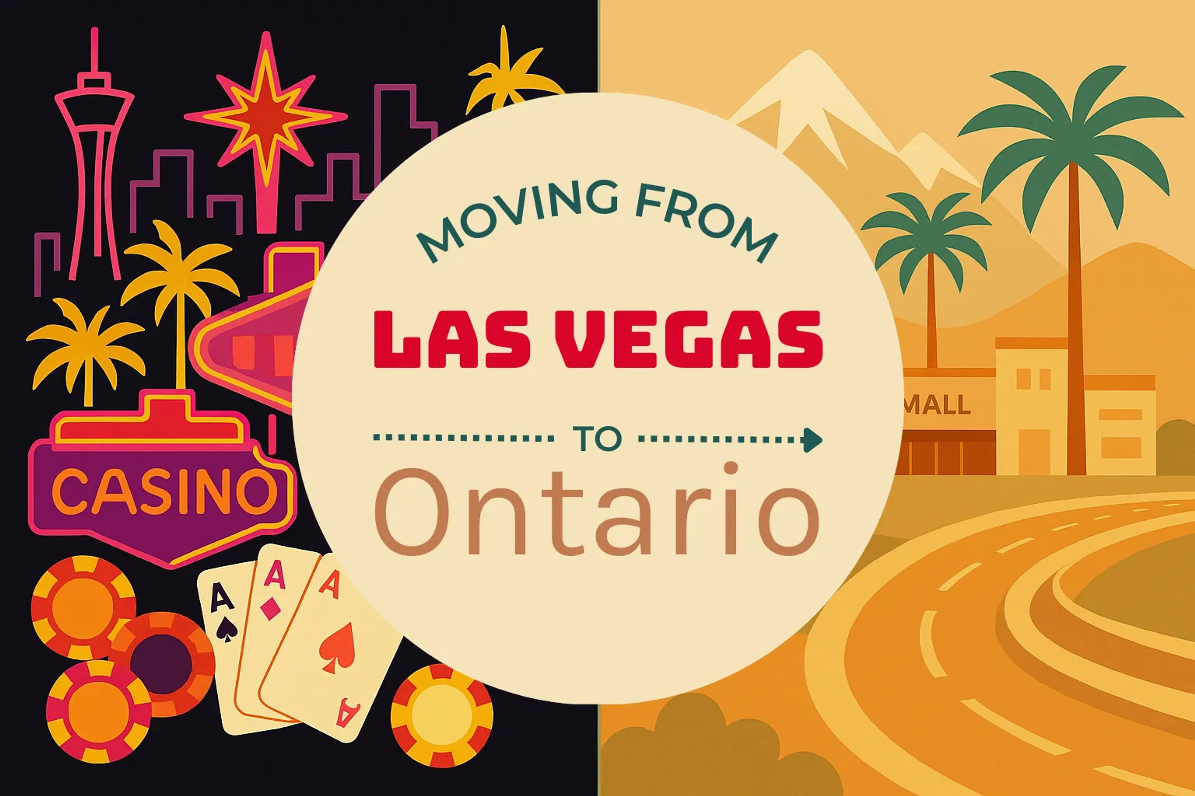 Side-by-side comparison of Las Vegas to Ontario moving companies
