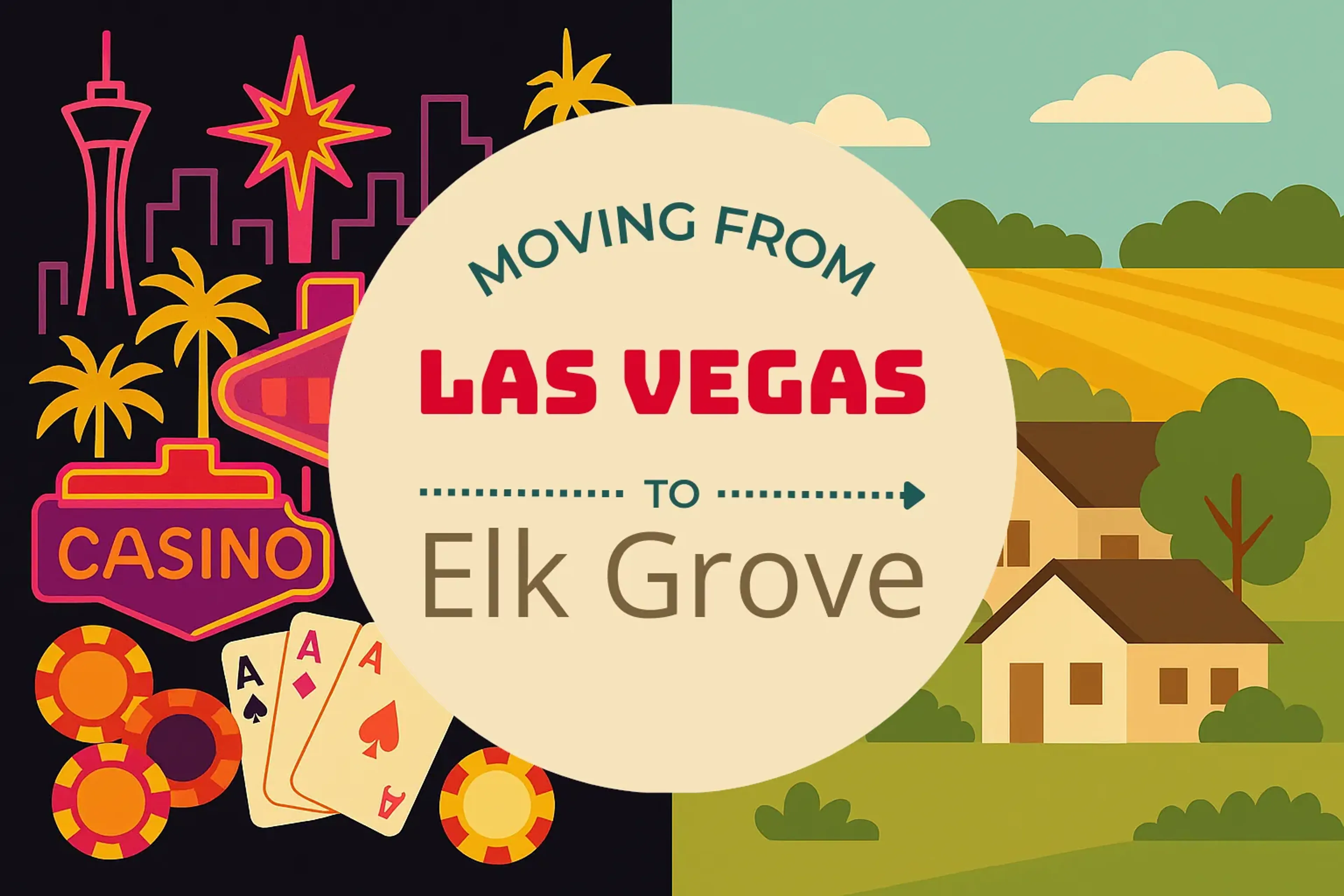 Side-by-side comparison of Las Vegas to Elk Grove moving companies