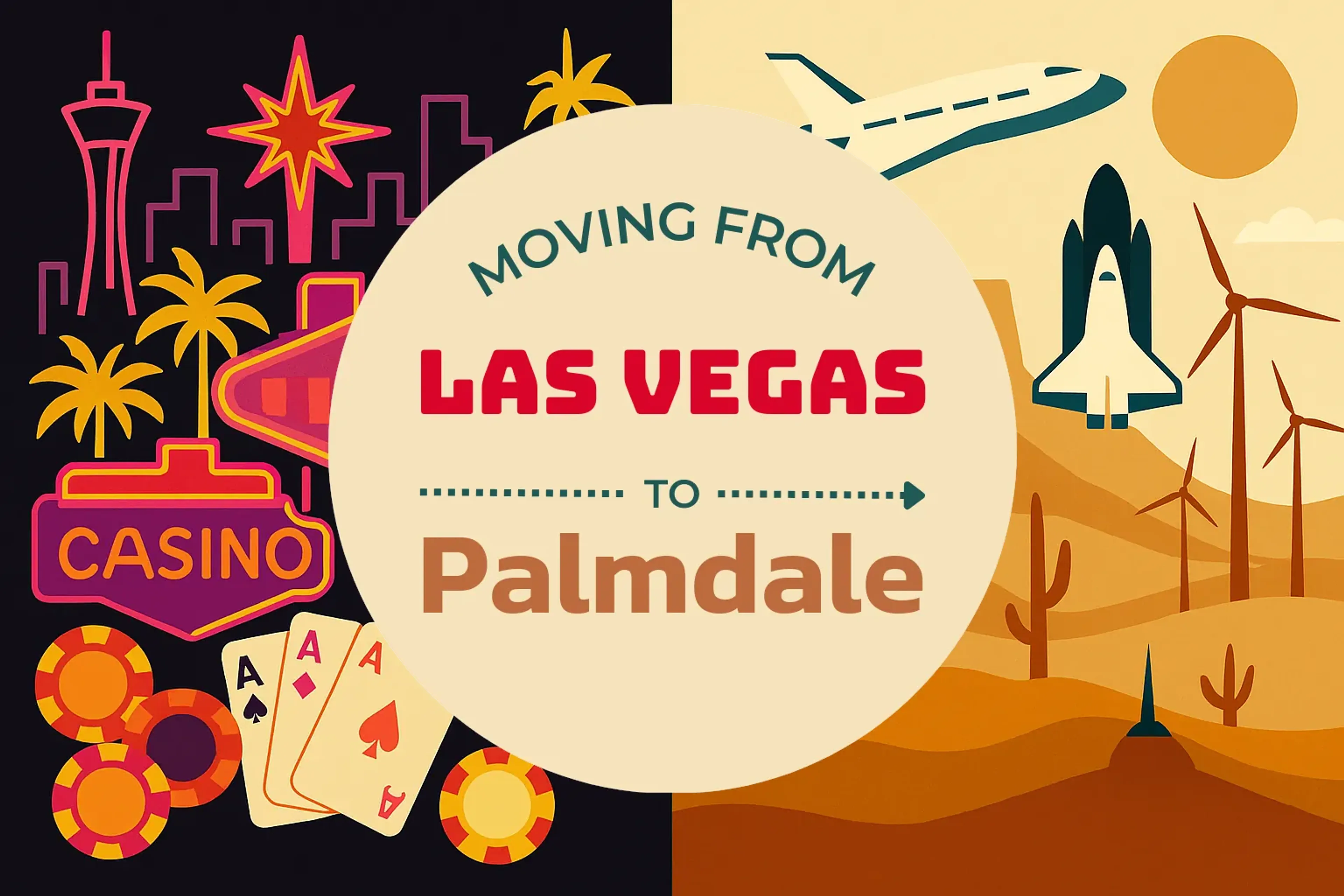 Side-by-side comparison of Las Vegas to Palmdale moving companies