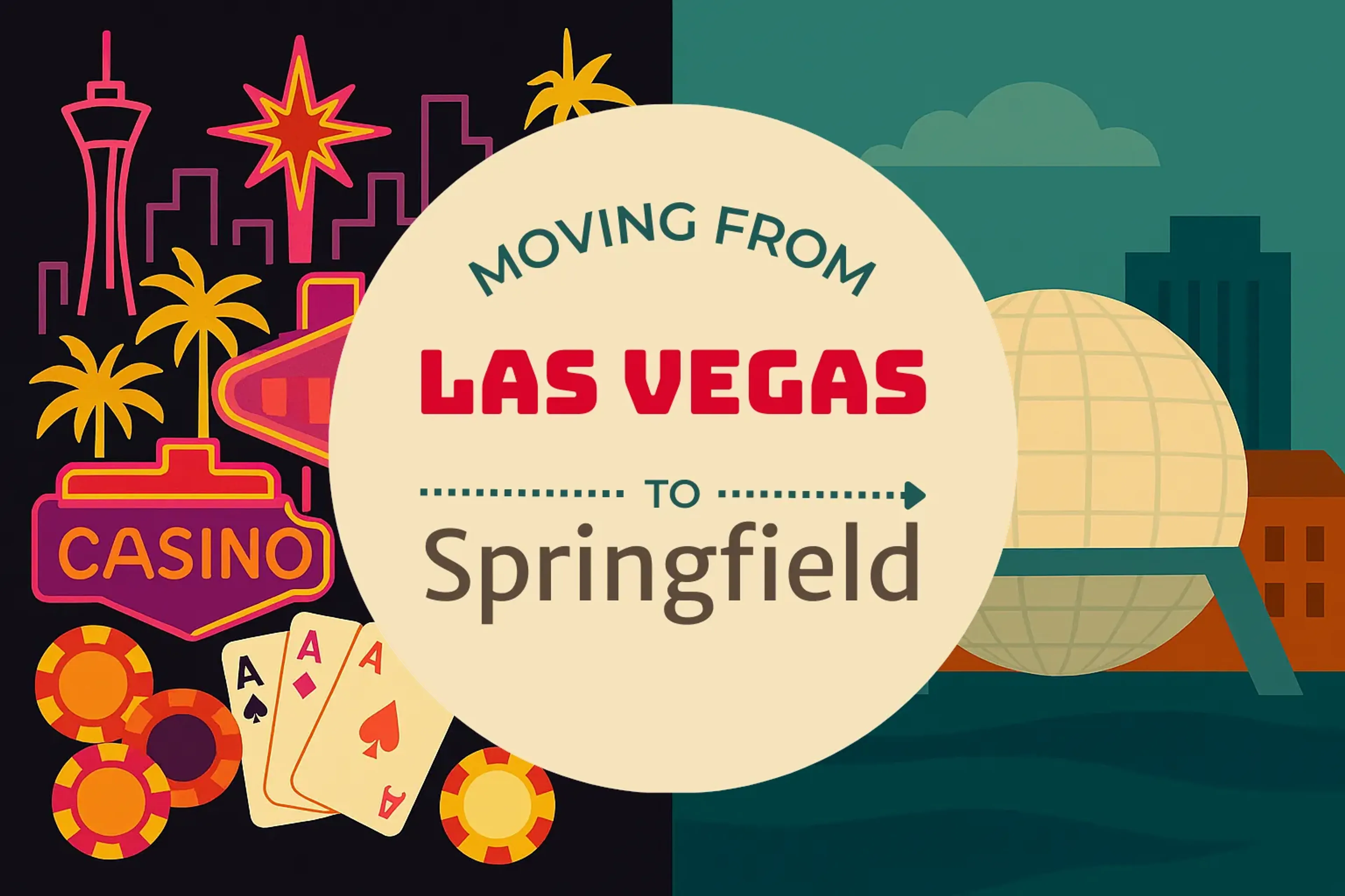 Side-by-side comparison of Las Vegas to Springfield moving companies