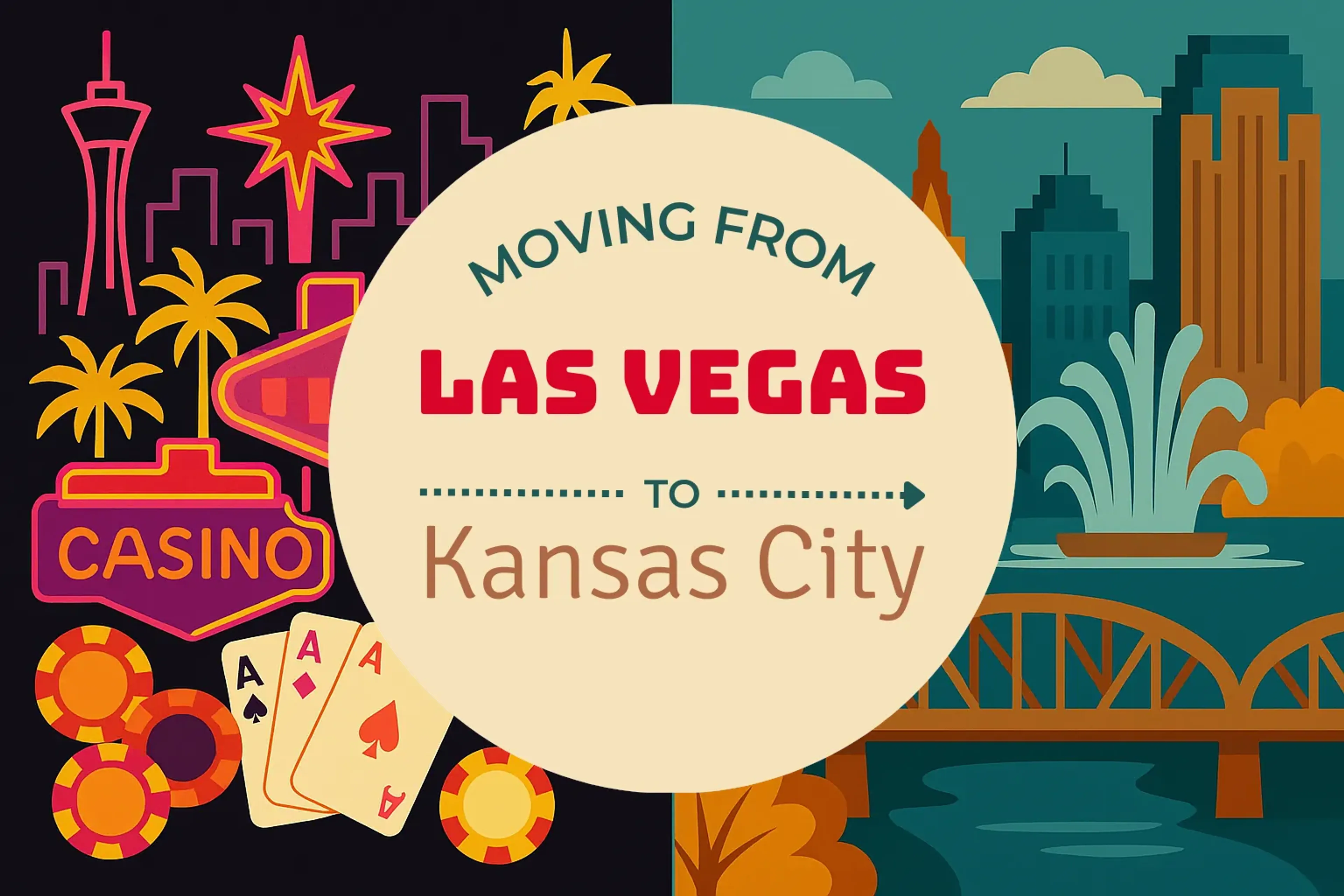 Side-by-side comparison of Las Vegas to Kansas City moving companies