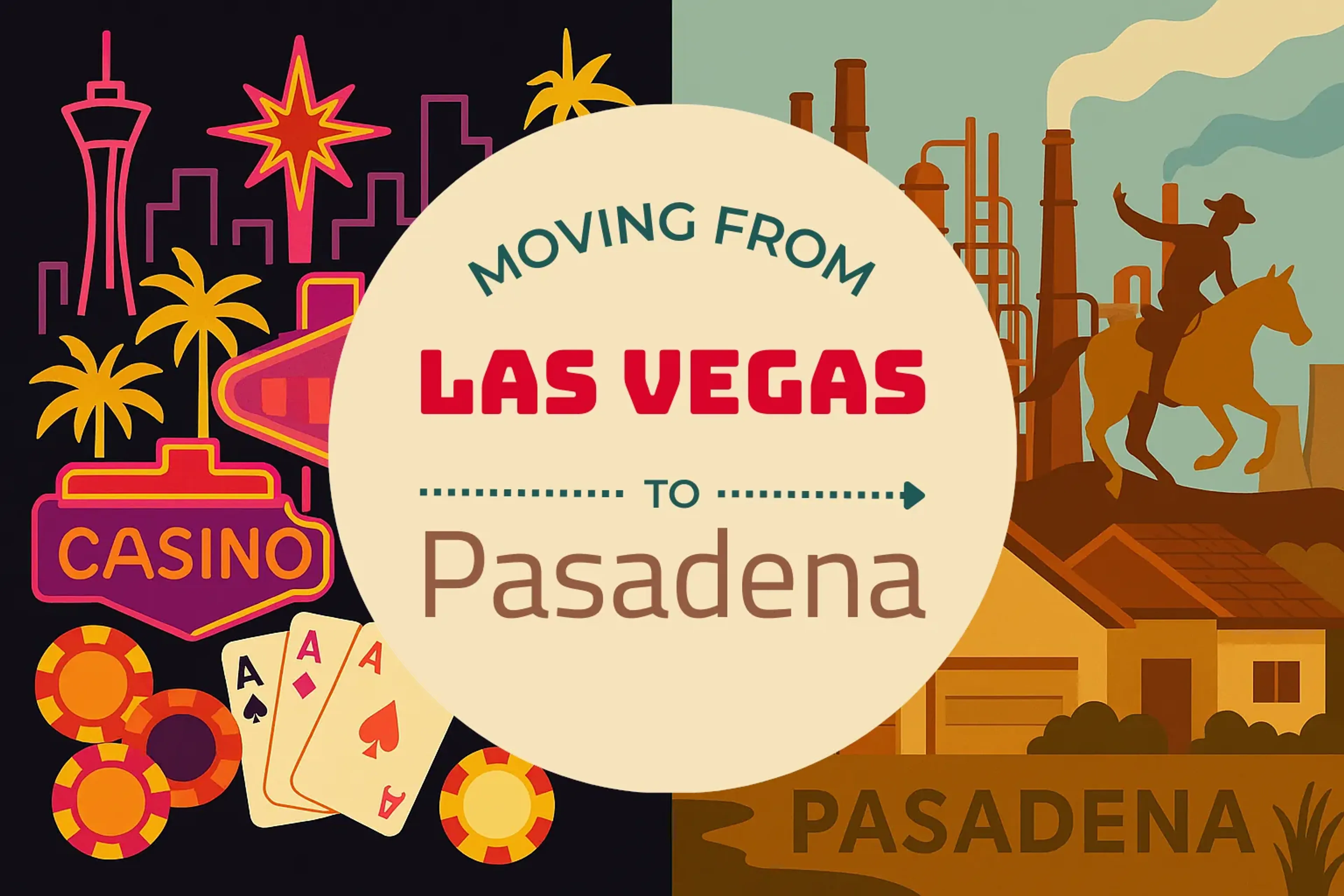 Side-by-side comparison of Las Vegas to Pasadena moving companies