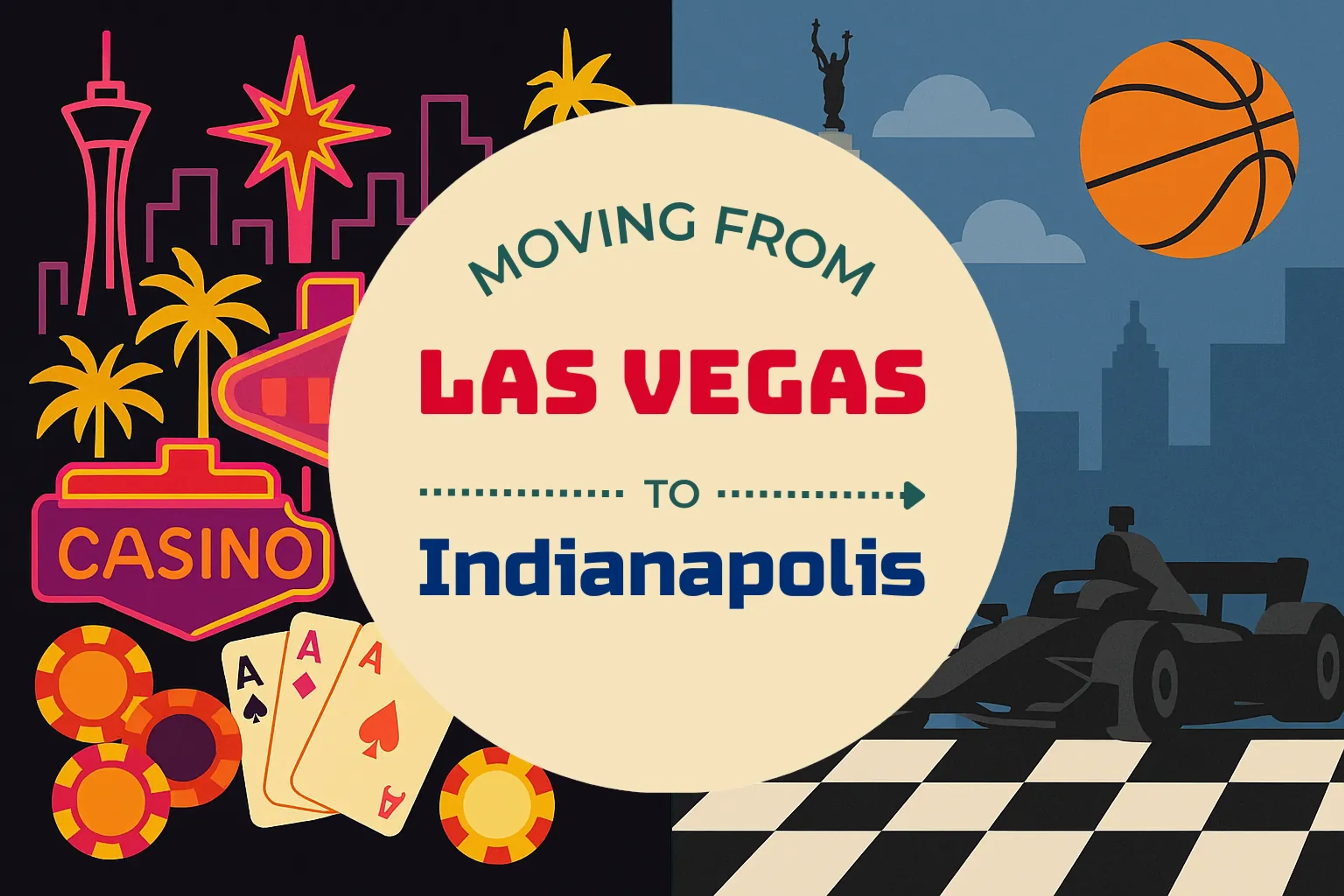 Side-by-side comparison of Las Vegas to Indianapolis moving companies